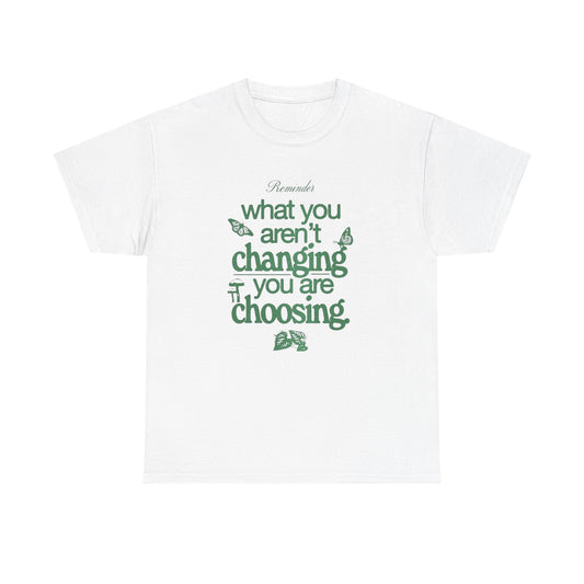 Keep Changing Motivation Graphic T-Shirt Cotton Tee New Gift Vintage