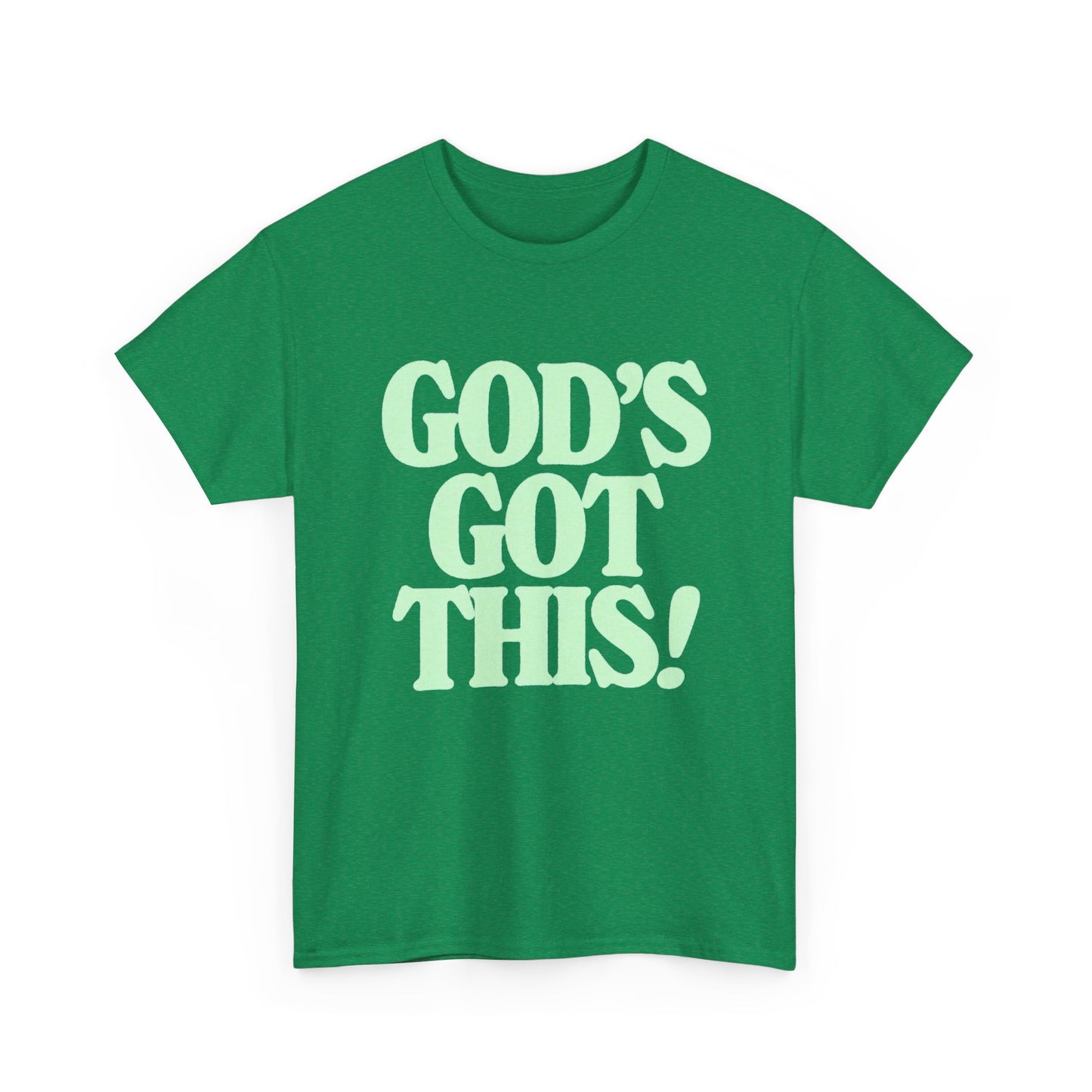 Gods Got This Graphic T Shirt Men's Heavy Cotton Tee - Quality - Modern True to Size