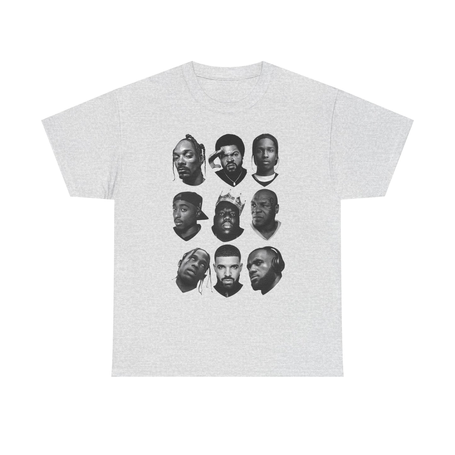 Hip Hop Legends Rap Vintage Graphic T Shirt NEW Unisex Heavy Cotton Tee
