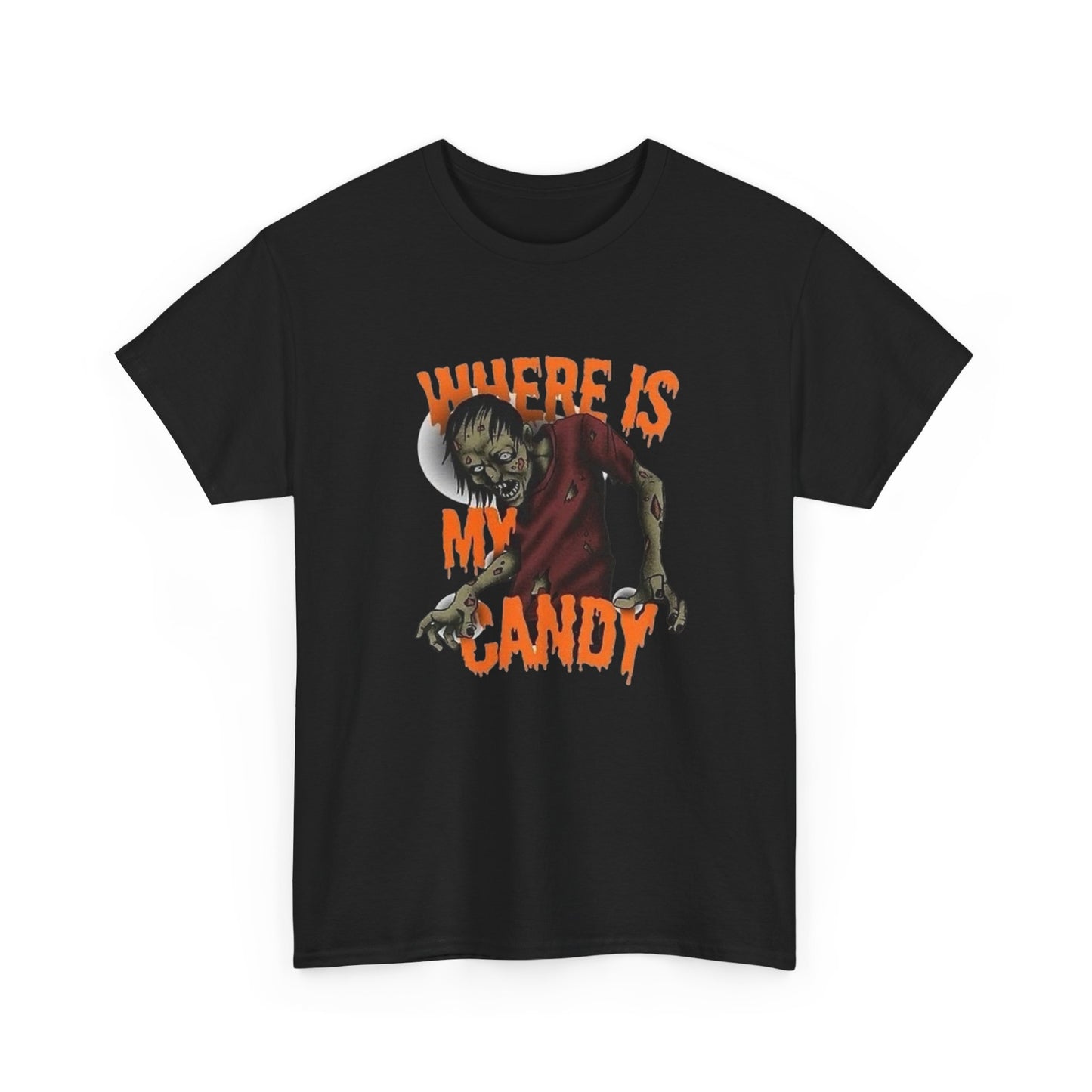 Where Is My Candy Funny Graphic T Shirt NEW Unisex Heavy Cotton Tee
