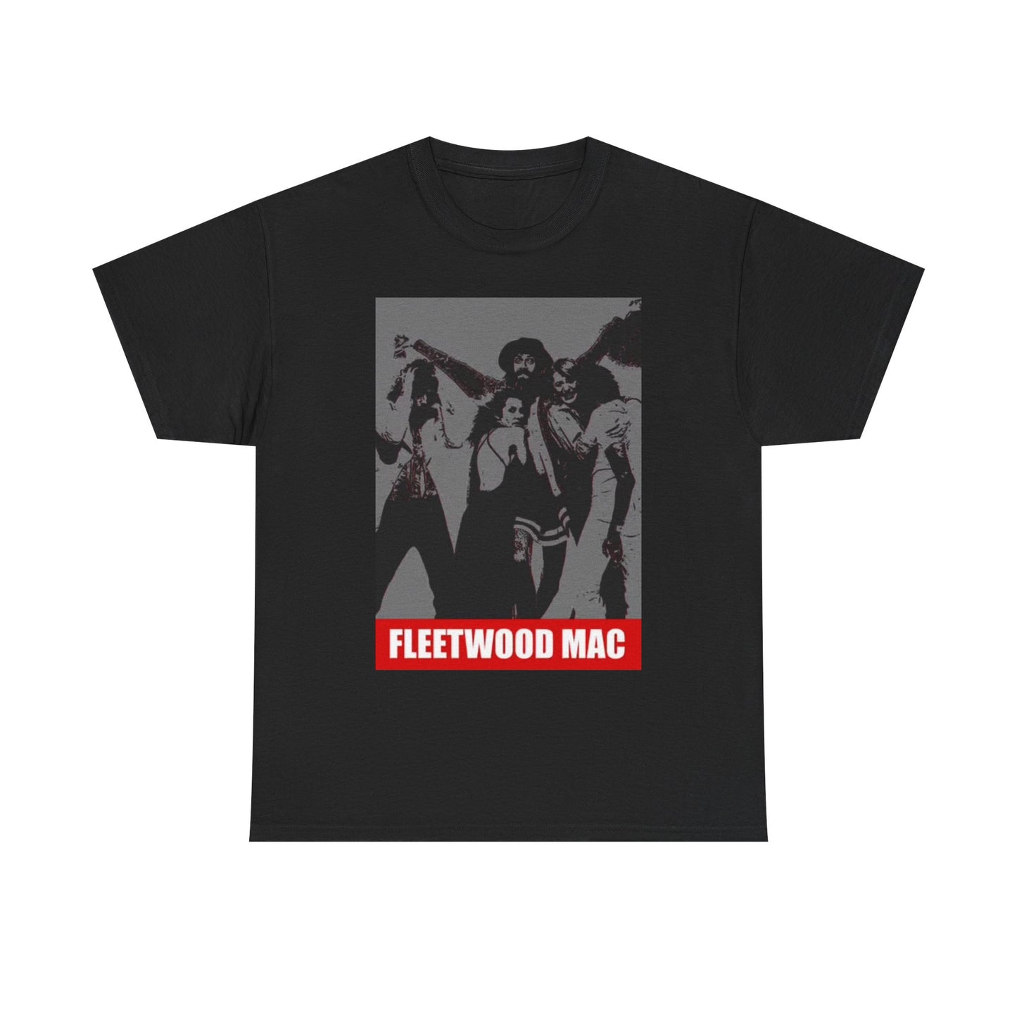 Fleetwood Mac Graphic T Shirt Vintage Rock Merch Unisex Heavy Cotton Tee
