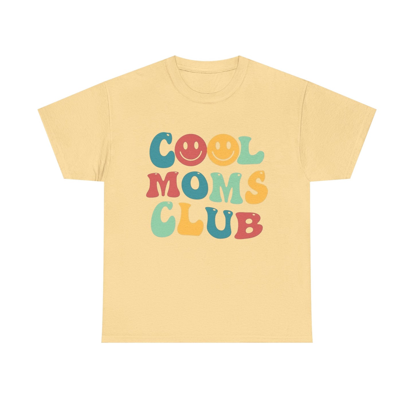 Cool Moms Club Women's Graphic T Shirt NEW MULTIPLE COLORS Gift Retro Design 90s