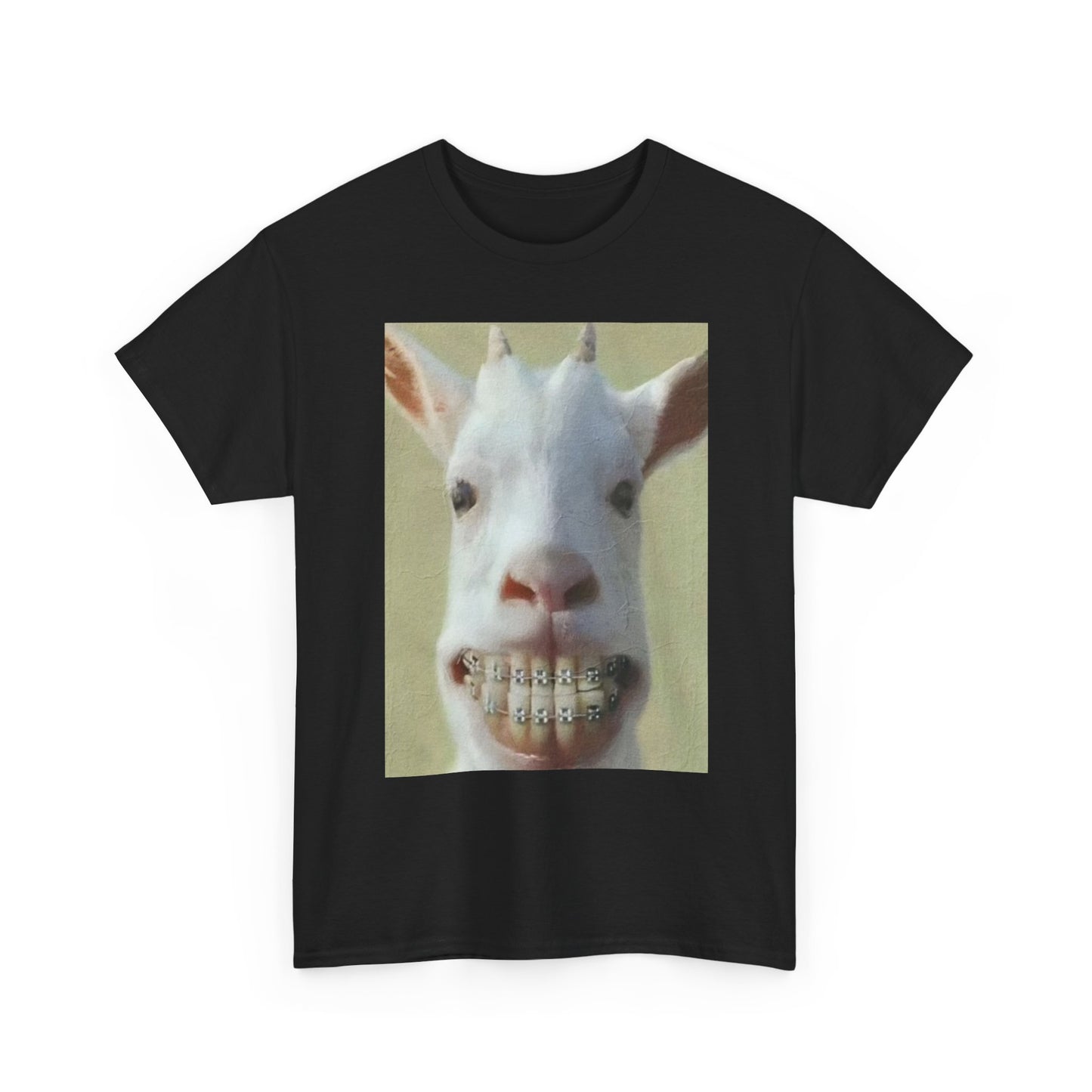 Funny Animal Graphic T Shirt Sheep goat Farm Hilarious Unisex Heavy Cotton Tee