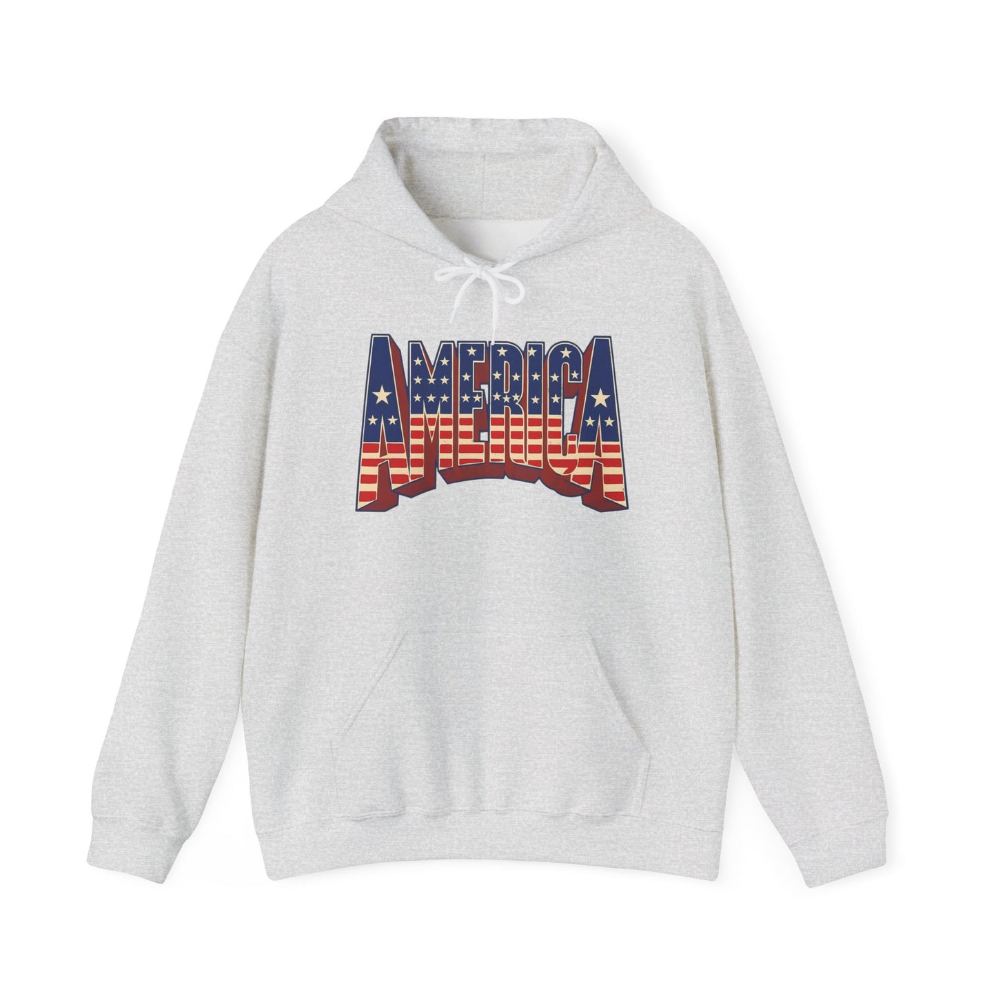 America Graphic Hoodie Unisex Heavy Blend™ Hooded Sweatshirt