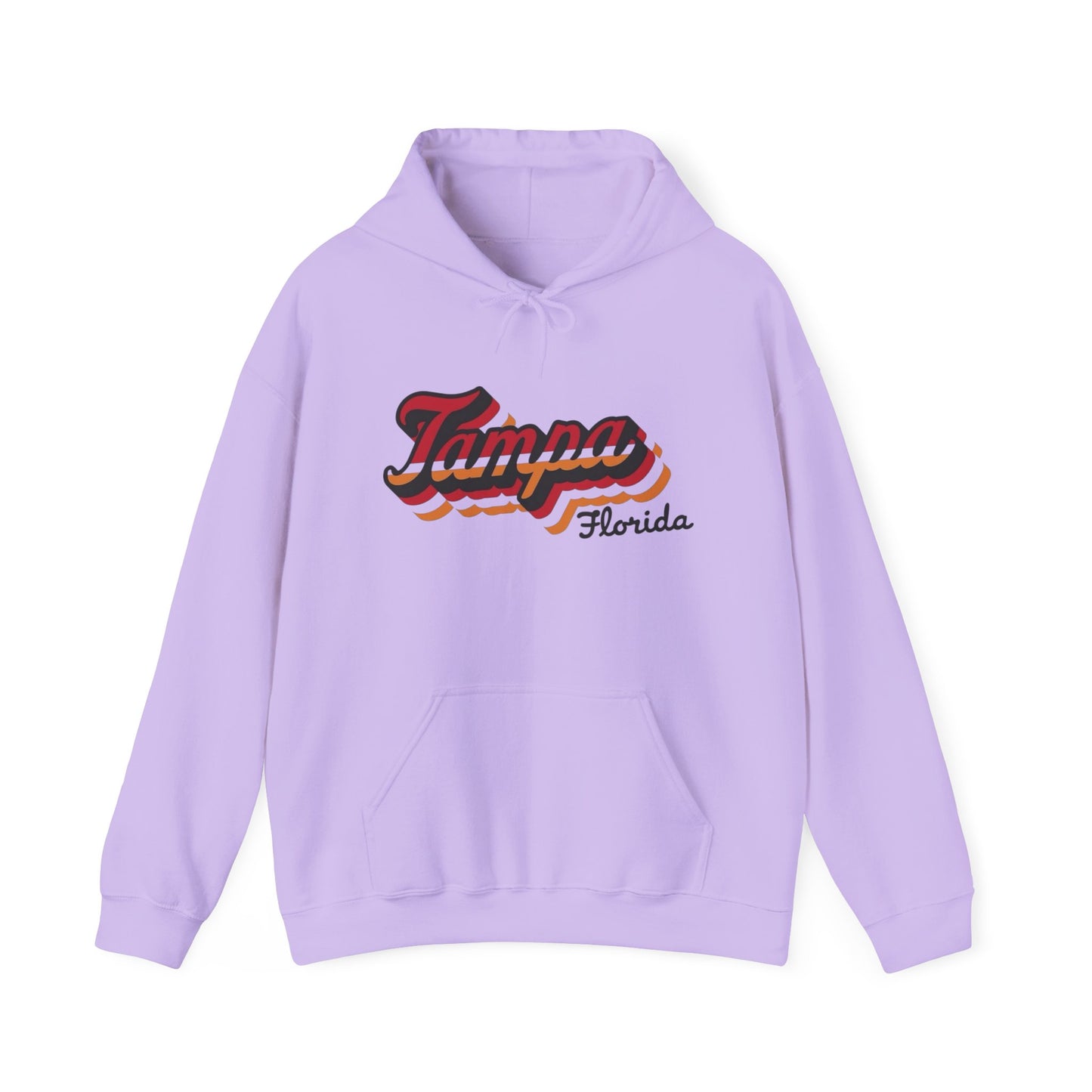 Tampa Florida Retro Graphic Hoodie Unisex Heavy Blend™ Hooded Sweatshirt