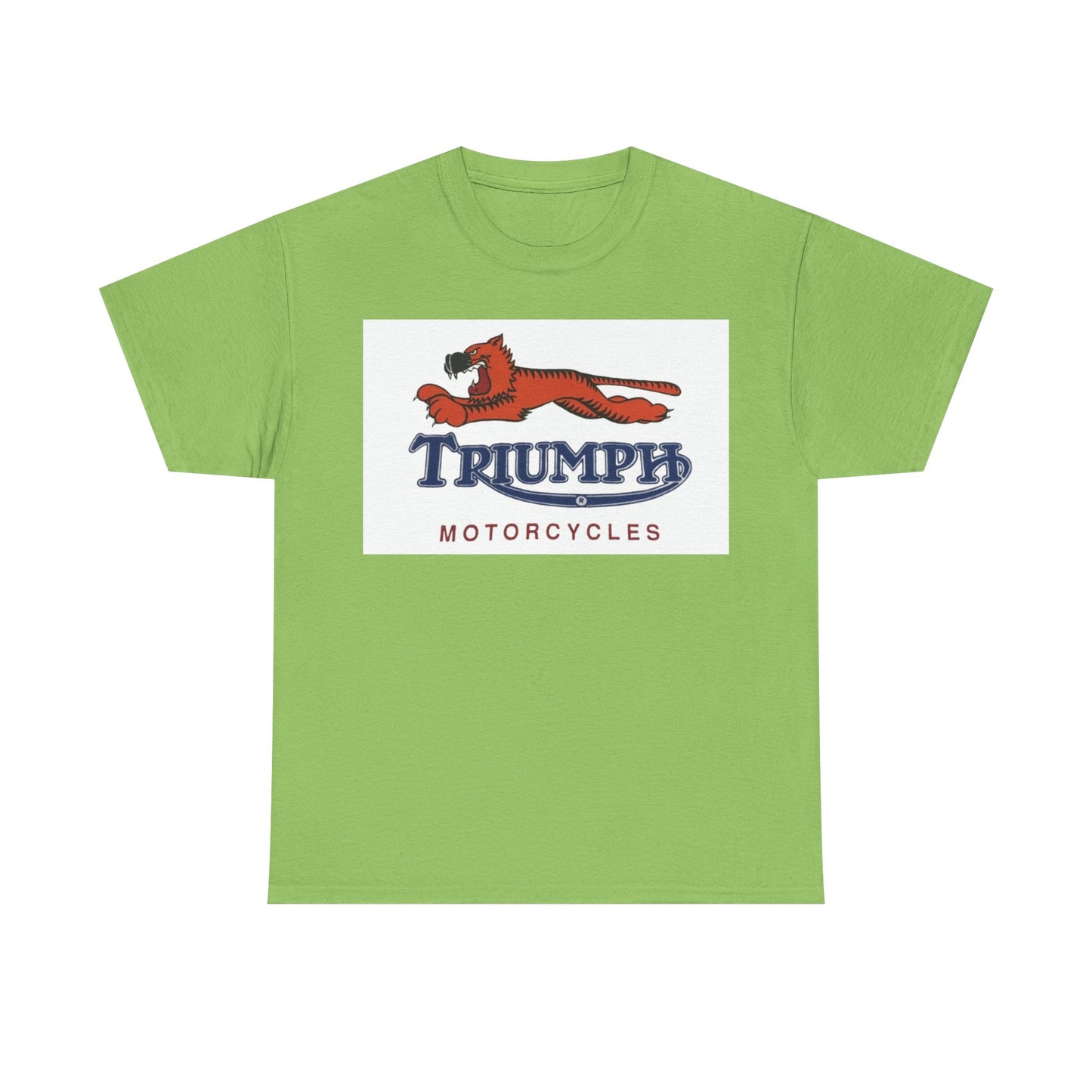 Triumph T-shirt vintage motorcycles nostalgia Tiger Unisex Heavy Cotton Tee