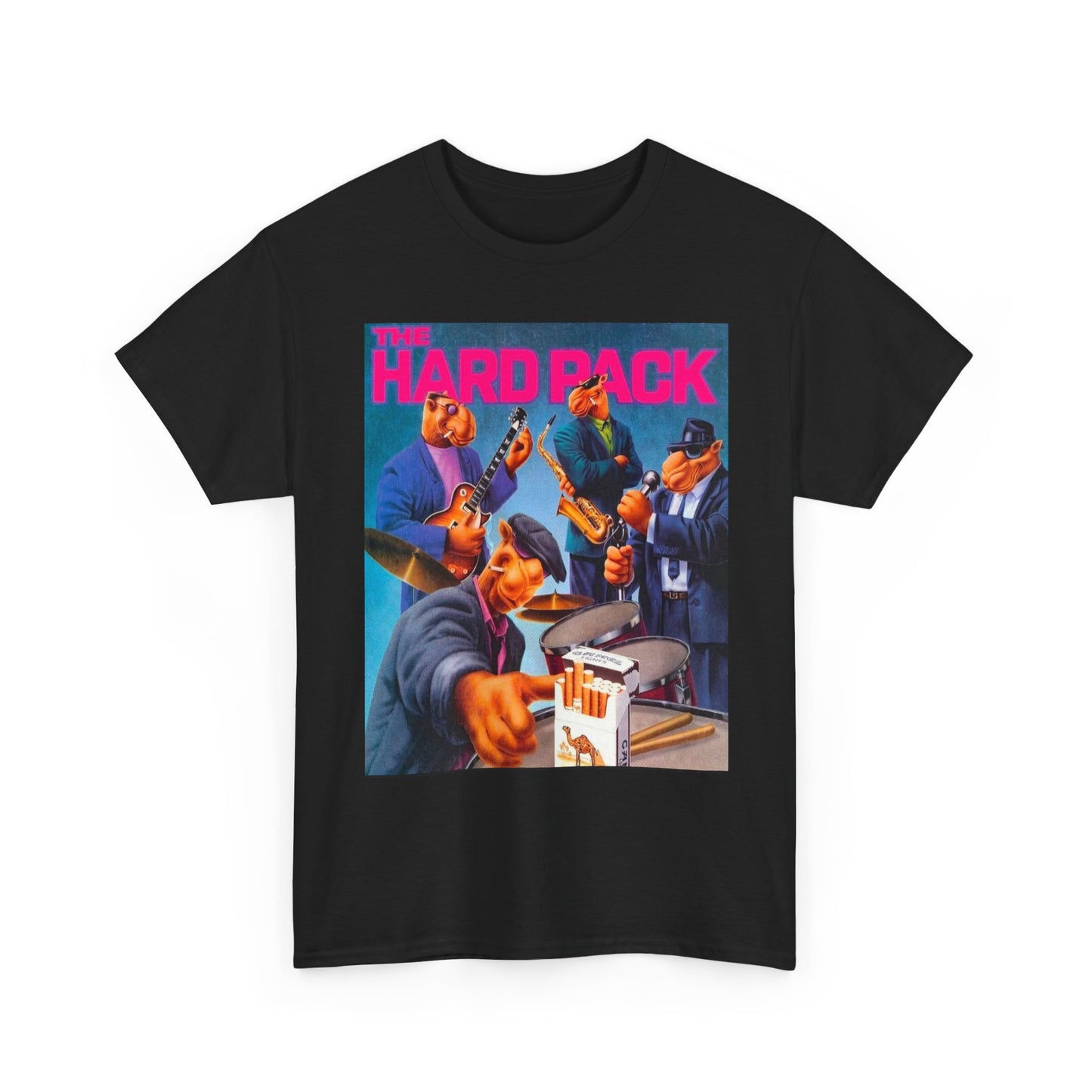 Joe Camel Poster T Shirt BRAND NEW Apparel Unisex Heavy Cotton Tee