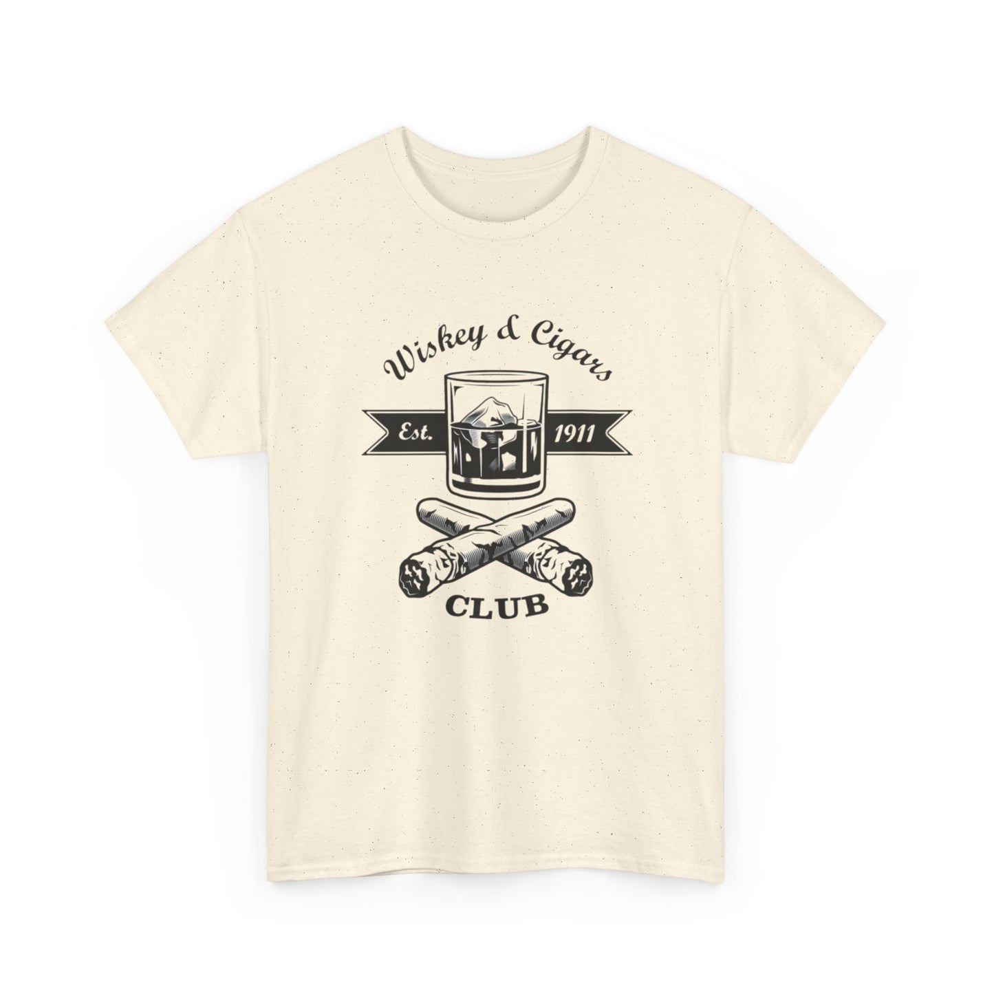 Whiskey And Cigars Graphic T Shirt NEW ADULT