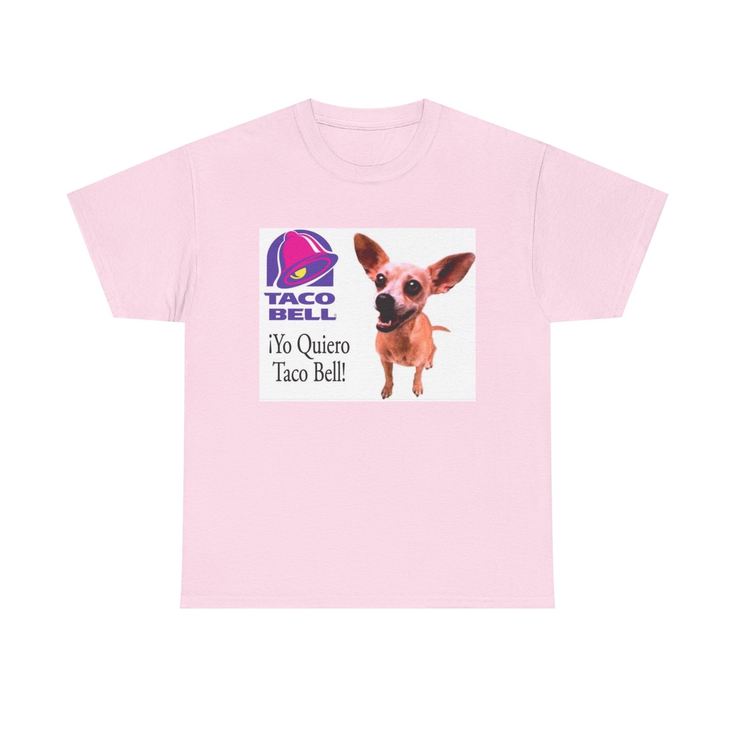 Taco Bell Shirt Funny Retro Logo Mexican Dog 90s Nostalgia Unisex Heavy Cotton