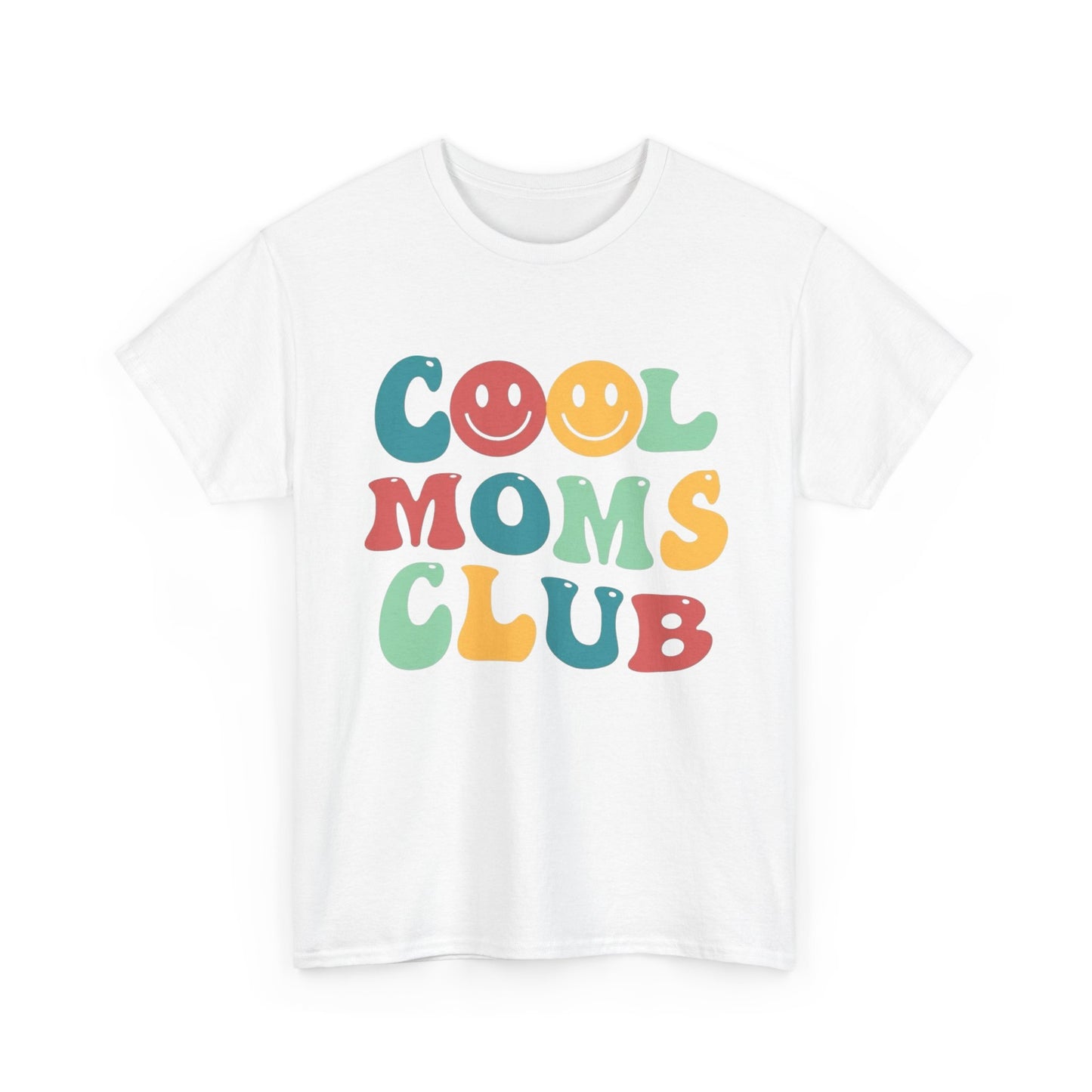 Cool Moms Club Women's Graphic T Shirt NEW MULTIPLE COLORS Gift Retro Design 90s
