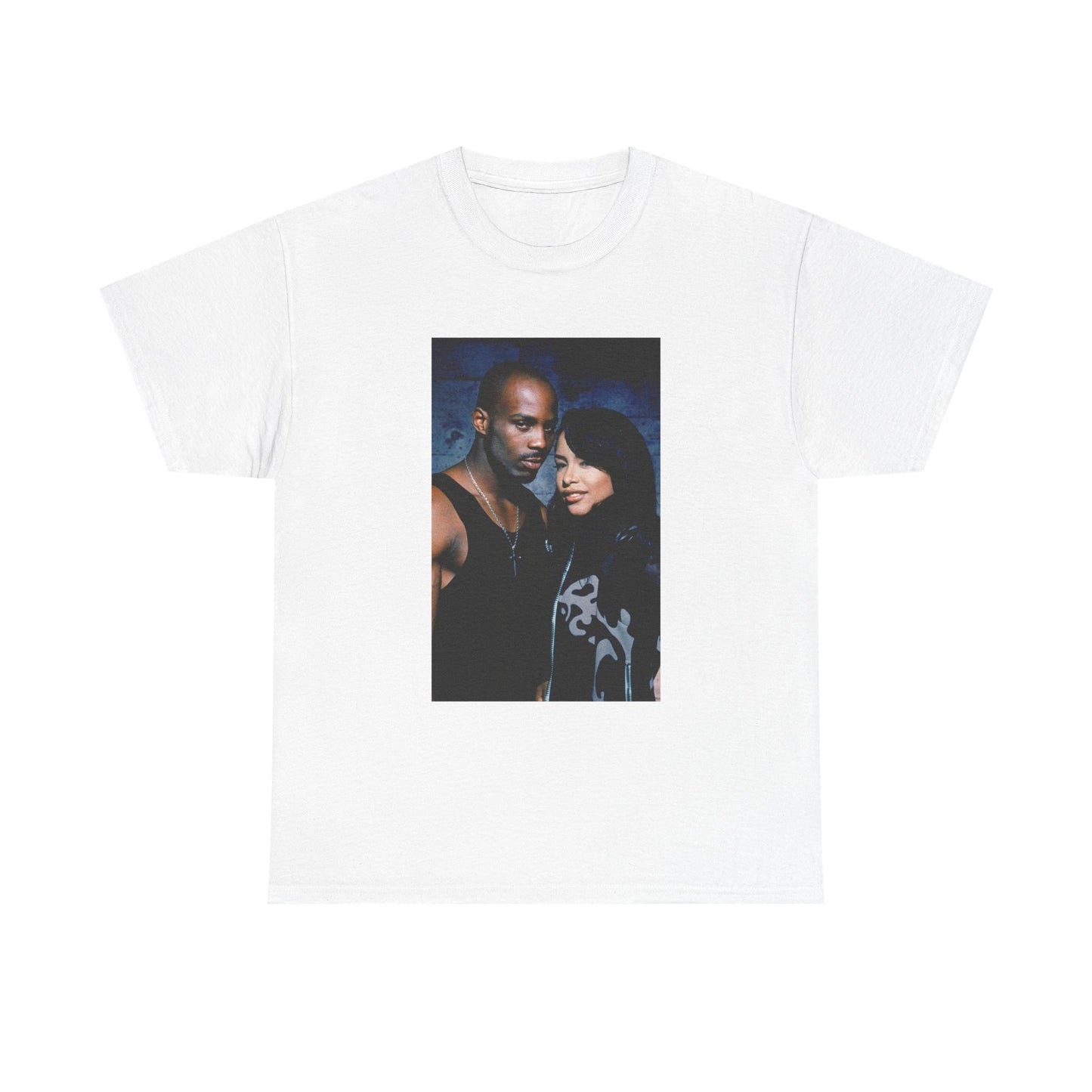 DMX And Aaliyah Tshirt Romeo Must Die Movie Poster Retro Unisex Heavy Cotton Tee