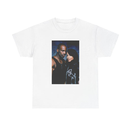 DMX And Aaliyah Tshirt Romeo Must Die Movie Poster Retro Unisex Heavy Cotton Tee
