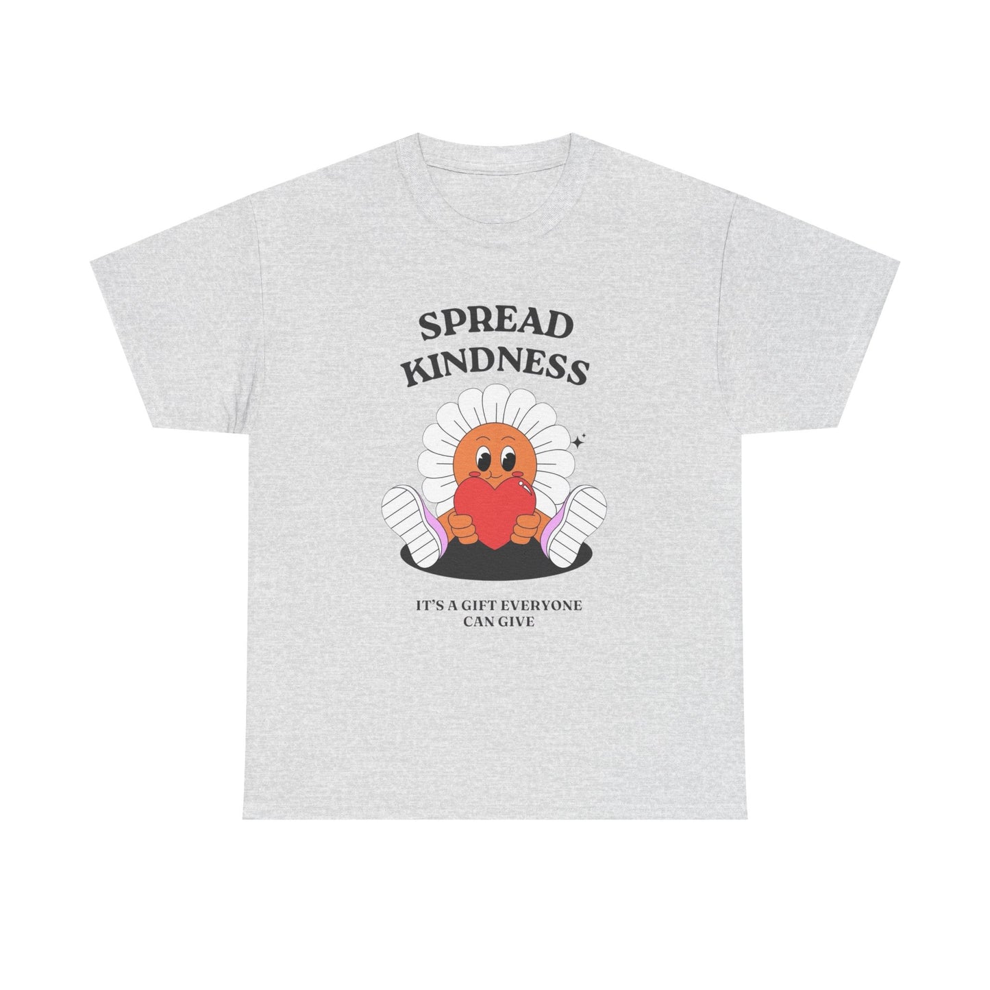 Spread Kindness Graphic T Shirt Unisex Heavy Cotton Tee