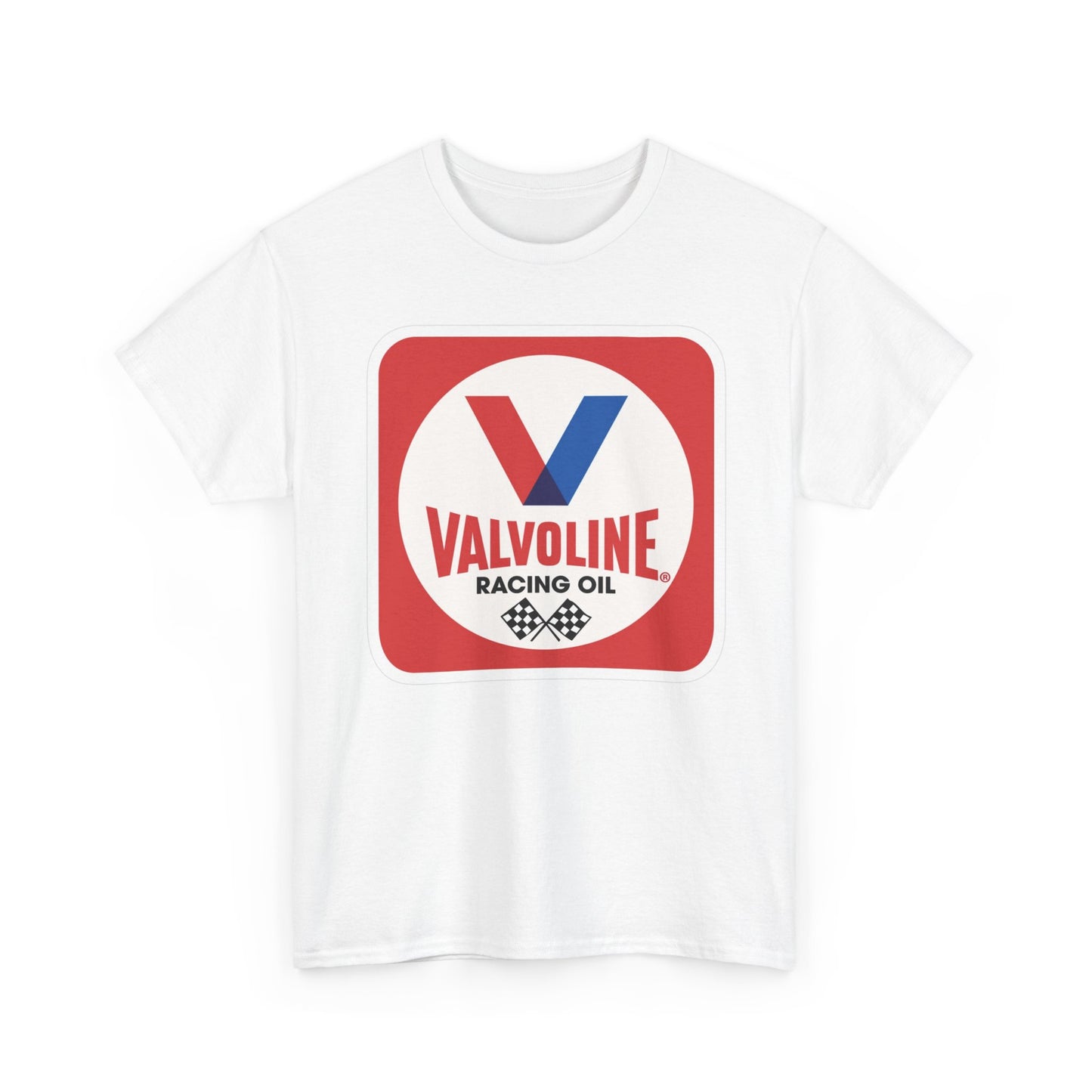 Valvoline Racing Graphic T Shirt Muscle Cars Unisex Heavy Cotton Tee