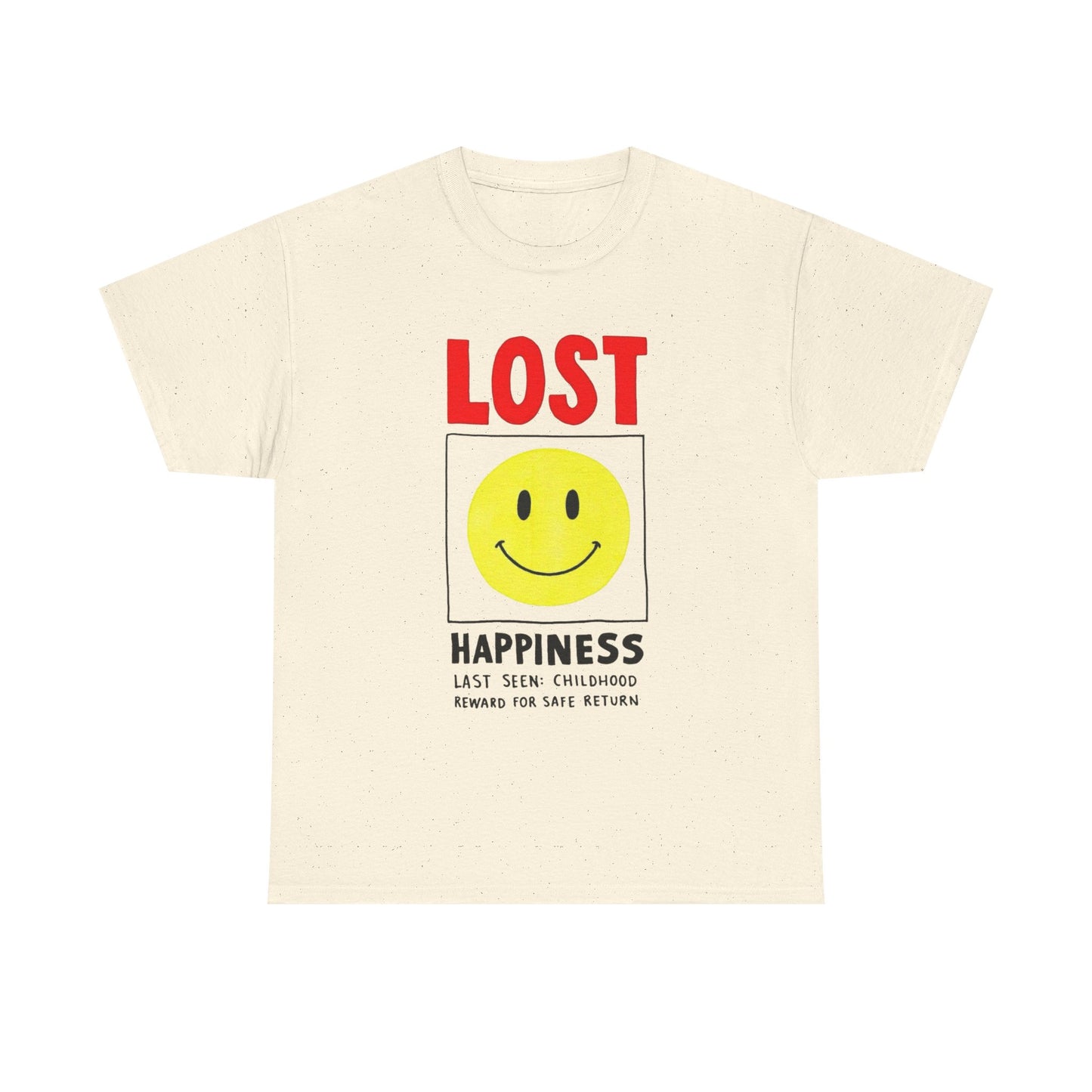 Lost Happiness Graphic T Shirt Unisex Adults NEW