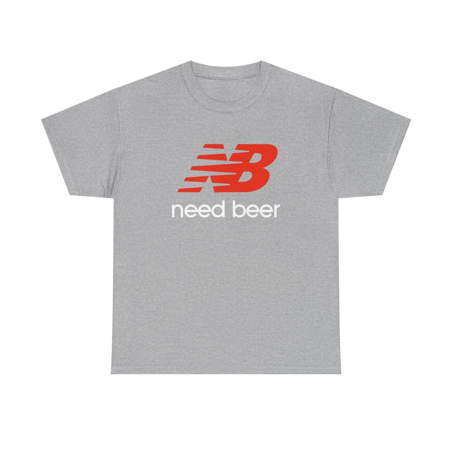 New Balance Graphic T Shirt Funny Need Beer Retro Unisex Heavy Cotton Tee