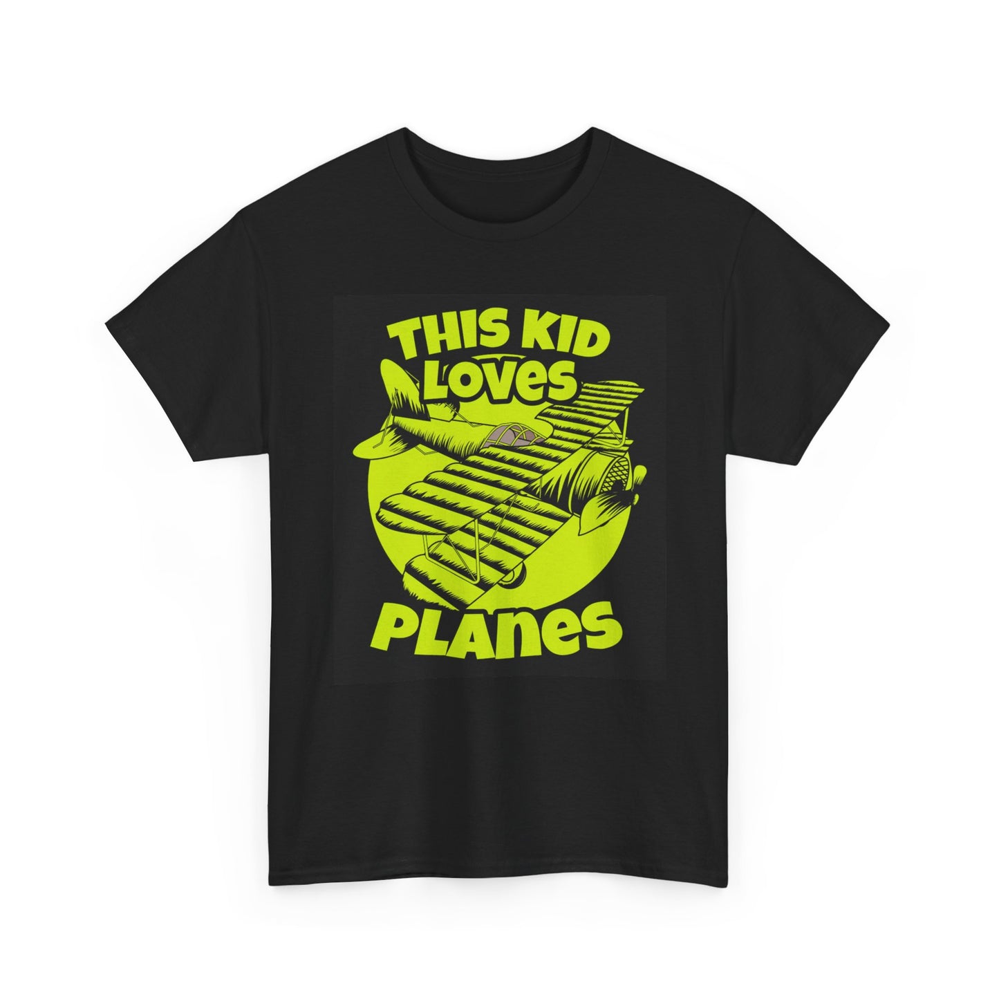 This Kid Loves Planes Graphic T Shirt Brand New Cotton Tee