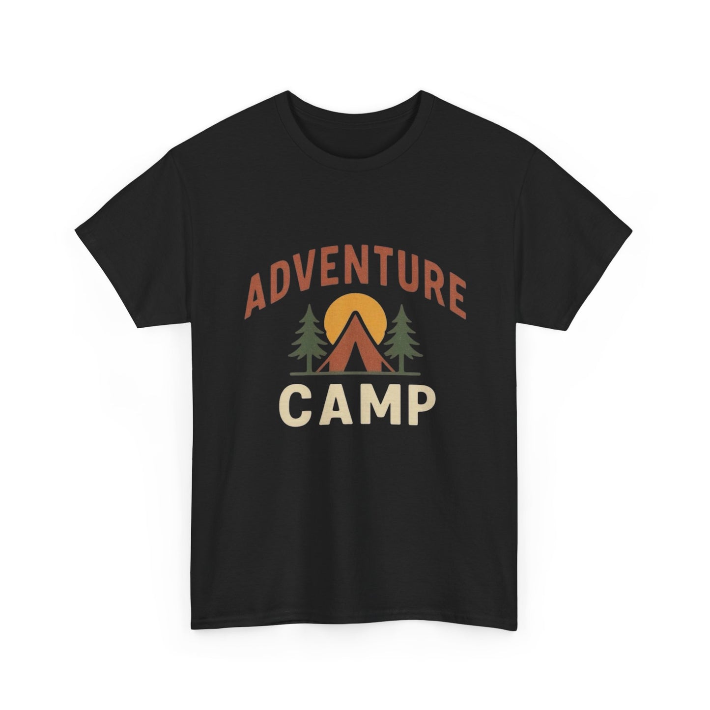 Adventure Camp Graphic T Shirt Unisex Heavy Cotton Tee