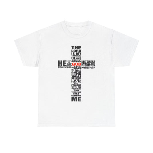 Jesus bible T-shirt scripture church graphic Christ Unisex Heavy Cotton Tee