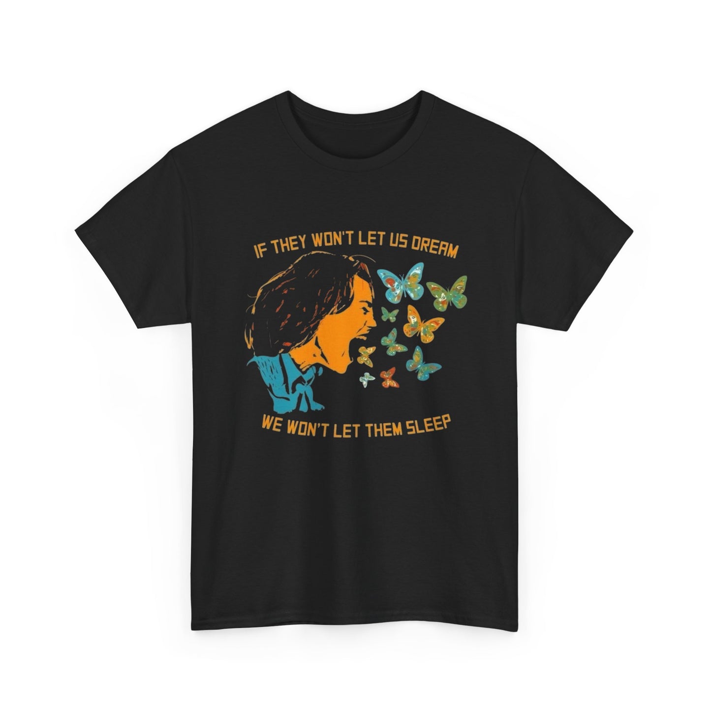 Peaceful Protest Art Graphic T Shirt NEW ADULT Unisex Heavy Cotton Tee