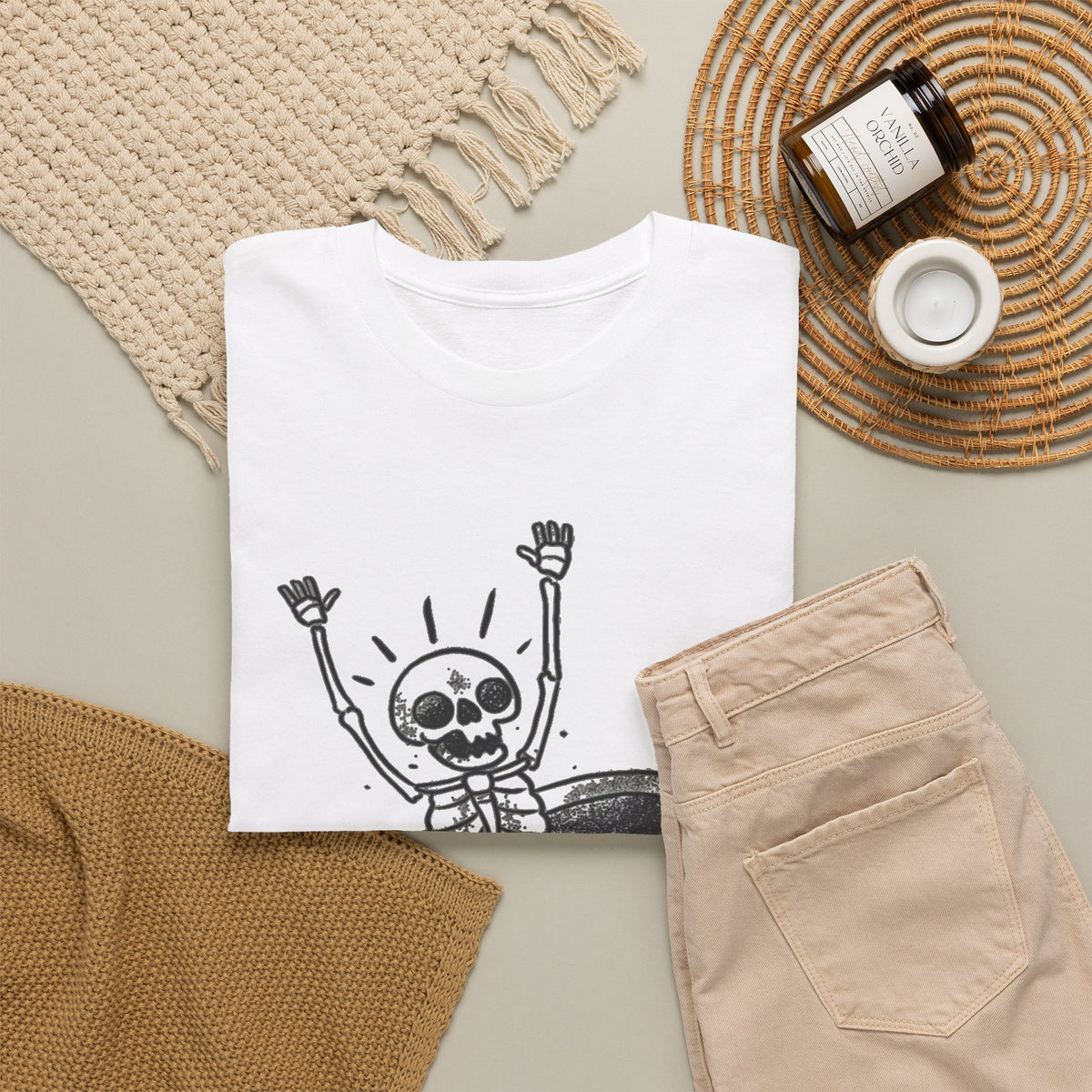 Love Is A Trap Graphic Skeleton It's a Trap T-Shirt Men's Tee