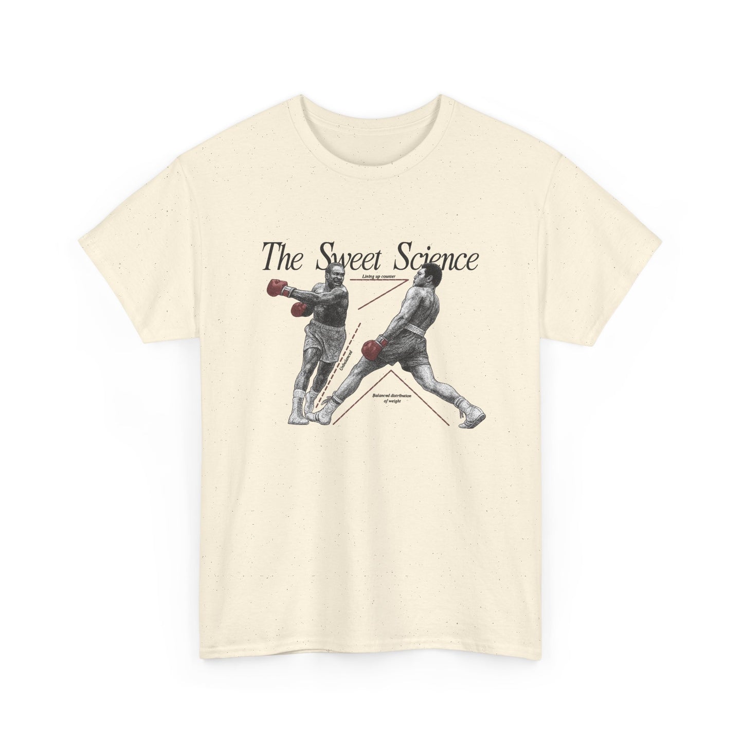 Boxing The Sweet Science Vintage Graphic T Shirt NEW Vintage Unisex Heavy Cotton