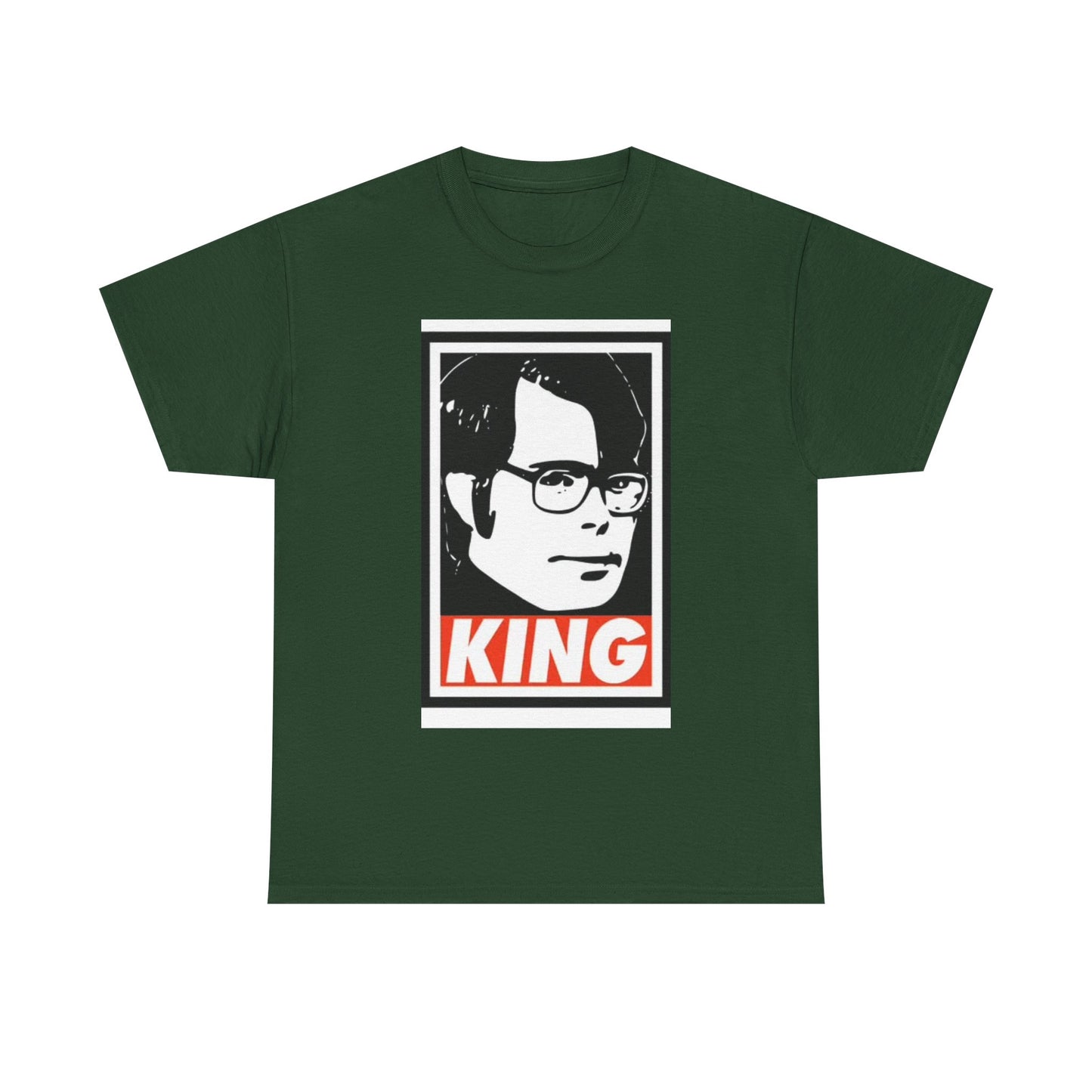 Stephen King Shirt Retro Poster Horror Funny Gift Scary Unisex Heavy Cotton Tee