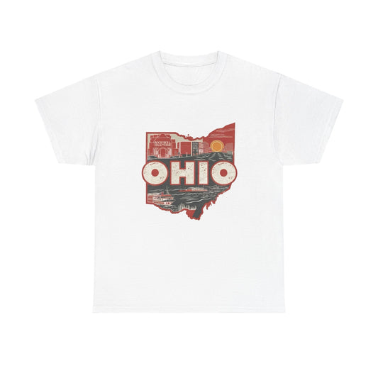 Ohio Logo Graphic T Shirt NEW Adult Tee