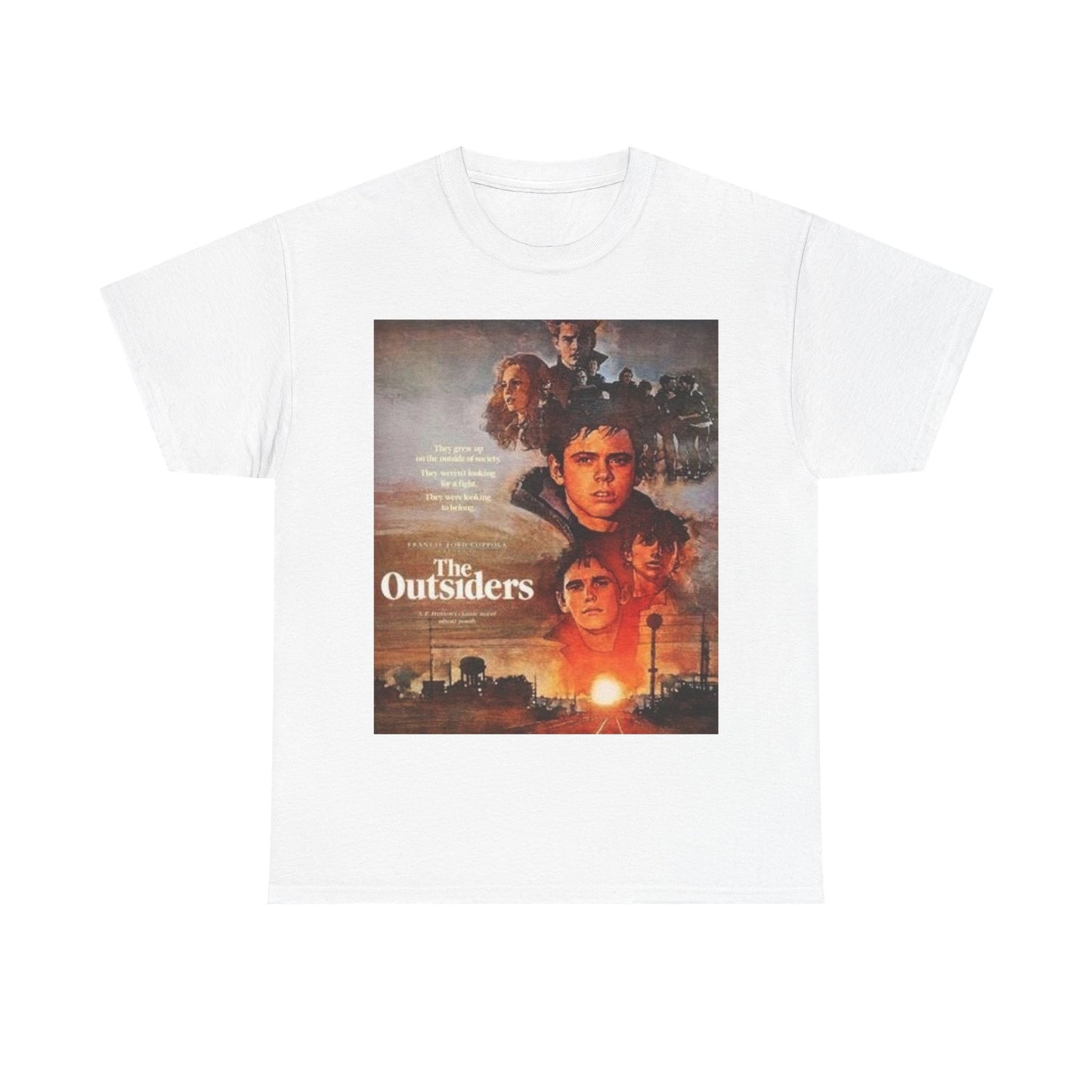 The Outsiders Tshirt Vintage Movie Merch Retro Graphic Unisex Heavy Cotton Tee