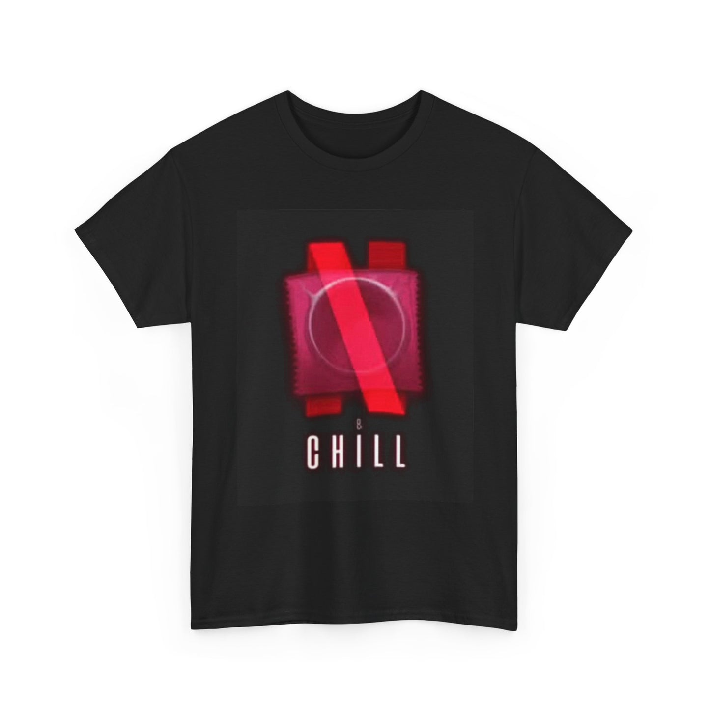 Netflix And Chill Funny Graphic Shirt BRAND NEW Apparel Unisex Heavy Cotton Tee