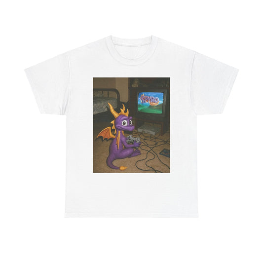 Spyro Graphic T Shirt Vintage Funny Gaming Unisex Heavy Cotton Tee