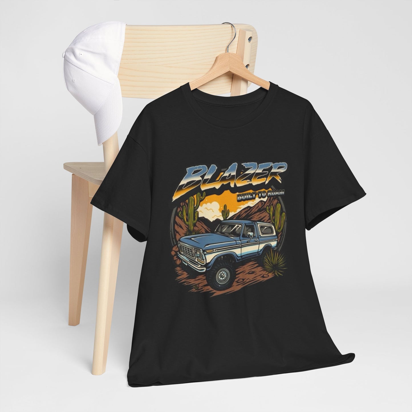 Blazer Built To Roam Outdoors Graphic T Shirt Heavy Cotton Tee NEW ADULT UNISEX