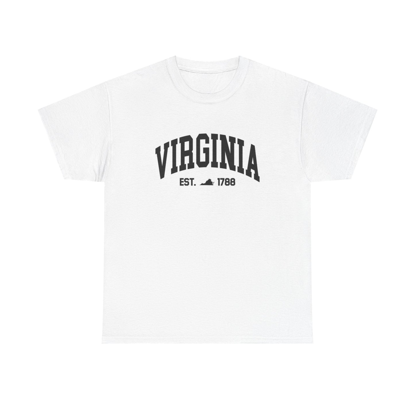 Virginia State Logo BRAND NEW Apparel T Shirt Unisex Unisex Heavy Cotton Tee 2