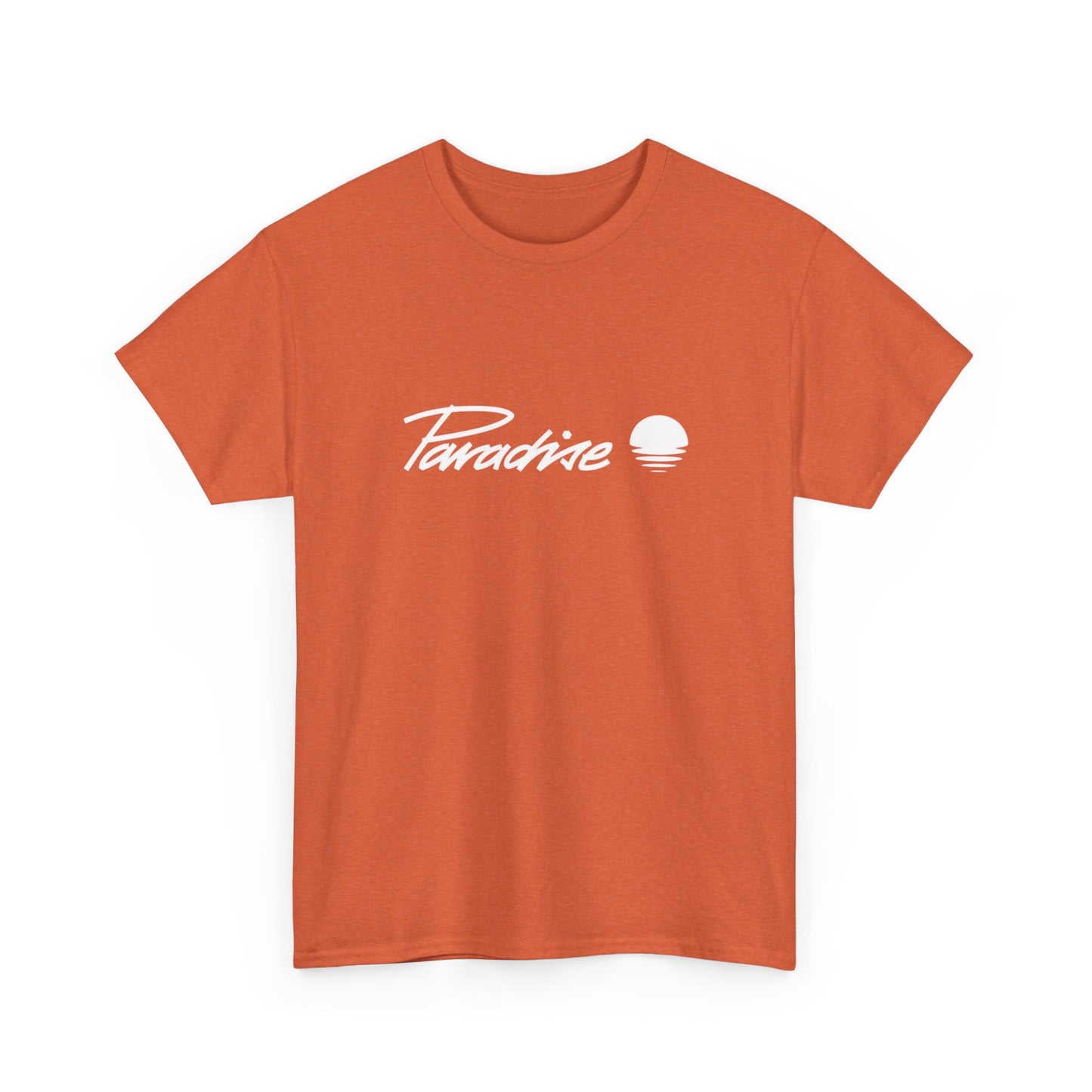 Paradise Sunset Graphic T Shirt NEW Adult Unisex Heavy Cotton Tee