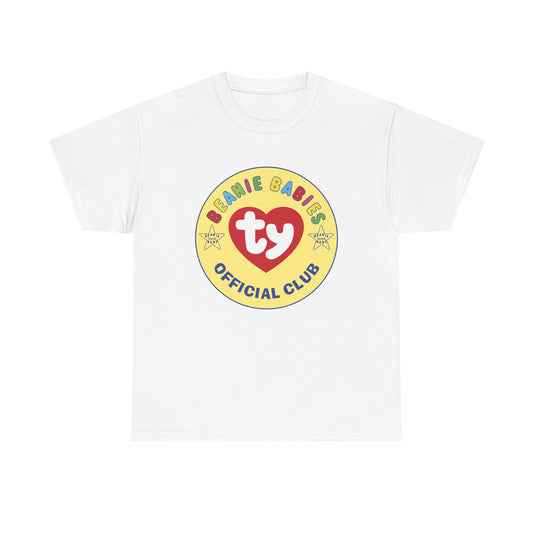 Beanie Babies Ty Toys Tshirt Retro Official Club Collectors Unisex Heavy Cotton