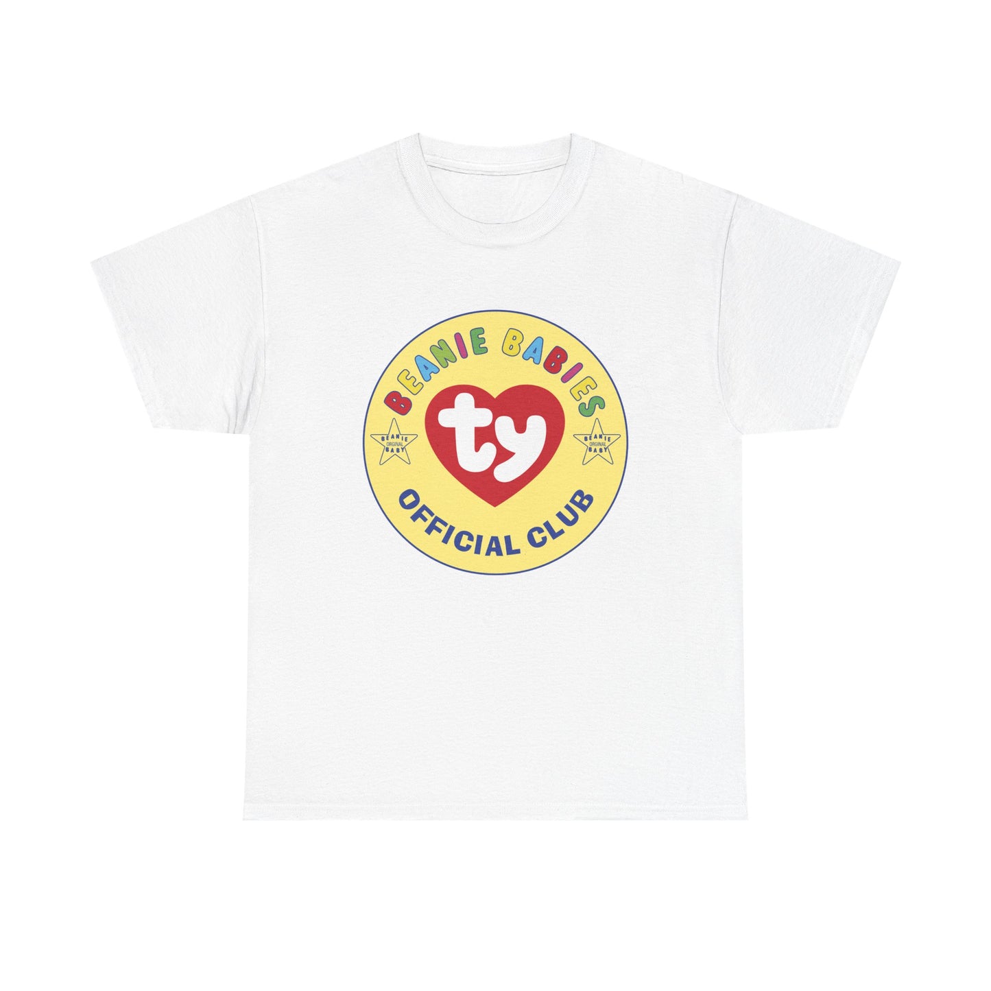 Beanie Babies Ty Toys Tshirt Retro Official Club Collectors Unisex Heavy Cotton