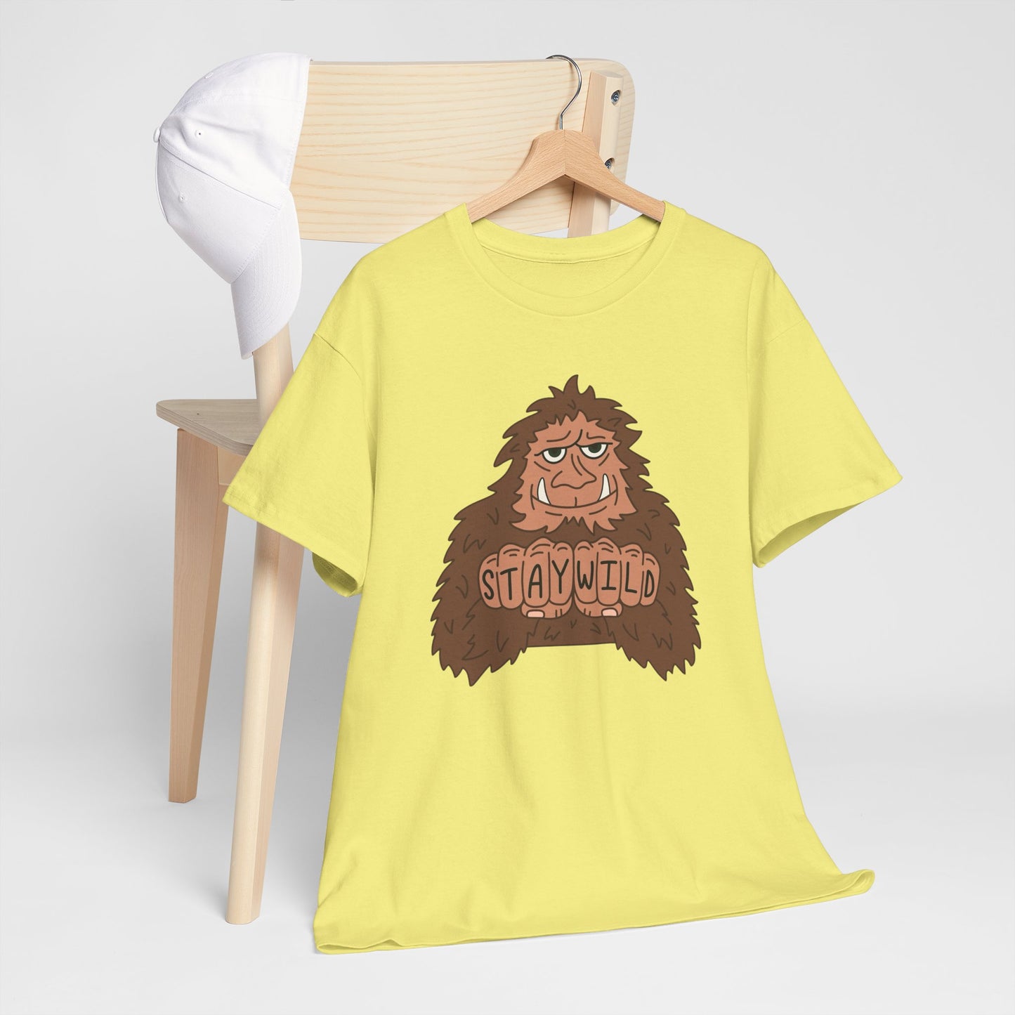 Stay Wild Outdoors Graphic T Shirt Heavy Cotton Tee NEW ADULT UNISEX