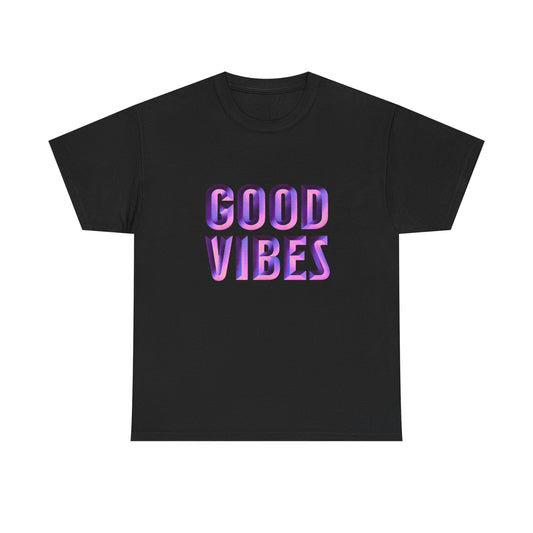 Good Vibes Graphic T Shirt NEW Adult Cotton