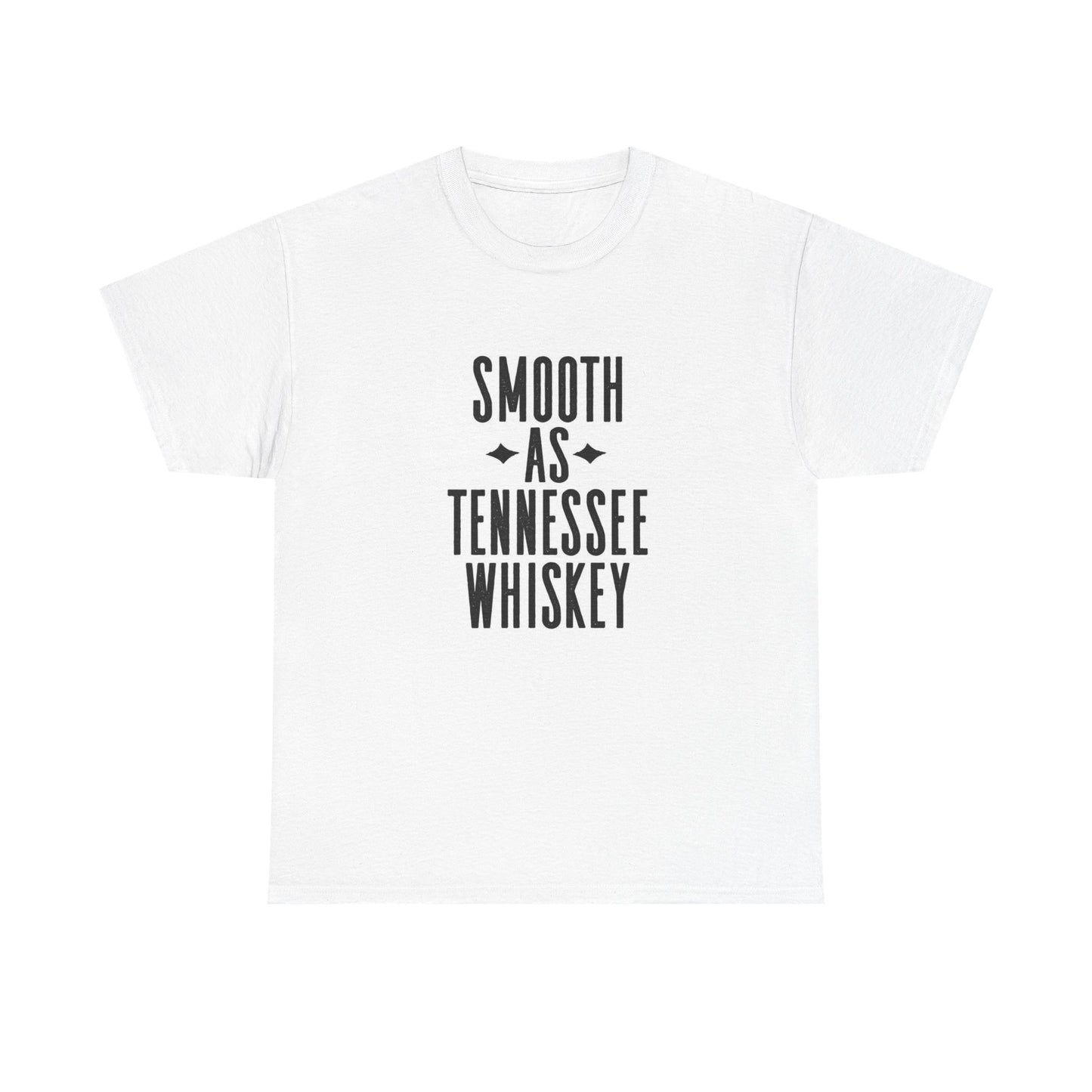 Smooth As Tennessee Whiskey Graphic T Shirt Men's Heavy Cotton Tee