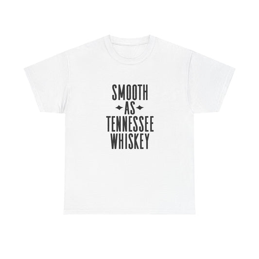 Smooth As Tennessee Whiskey Graphic T Shirt Men's Heavy Cotton Tee