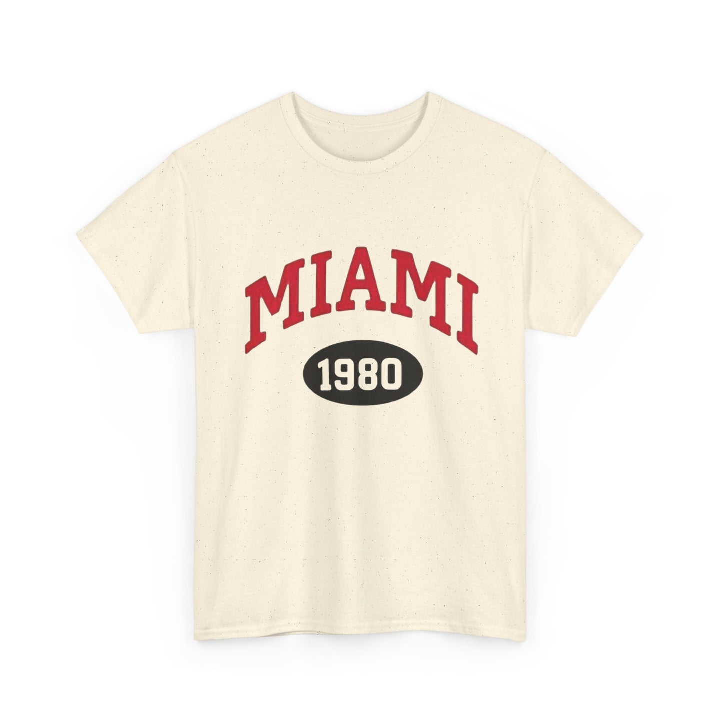 Miami 1980's Graphic T Shirt NEW Unisex Heavy Cotton Tee