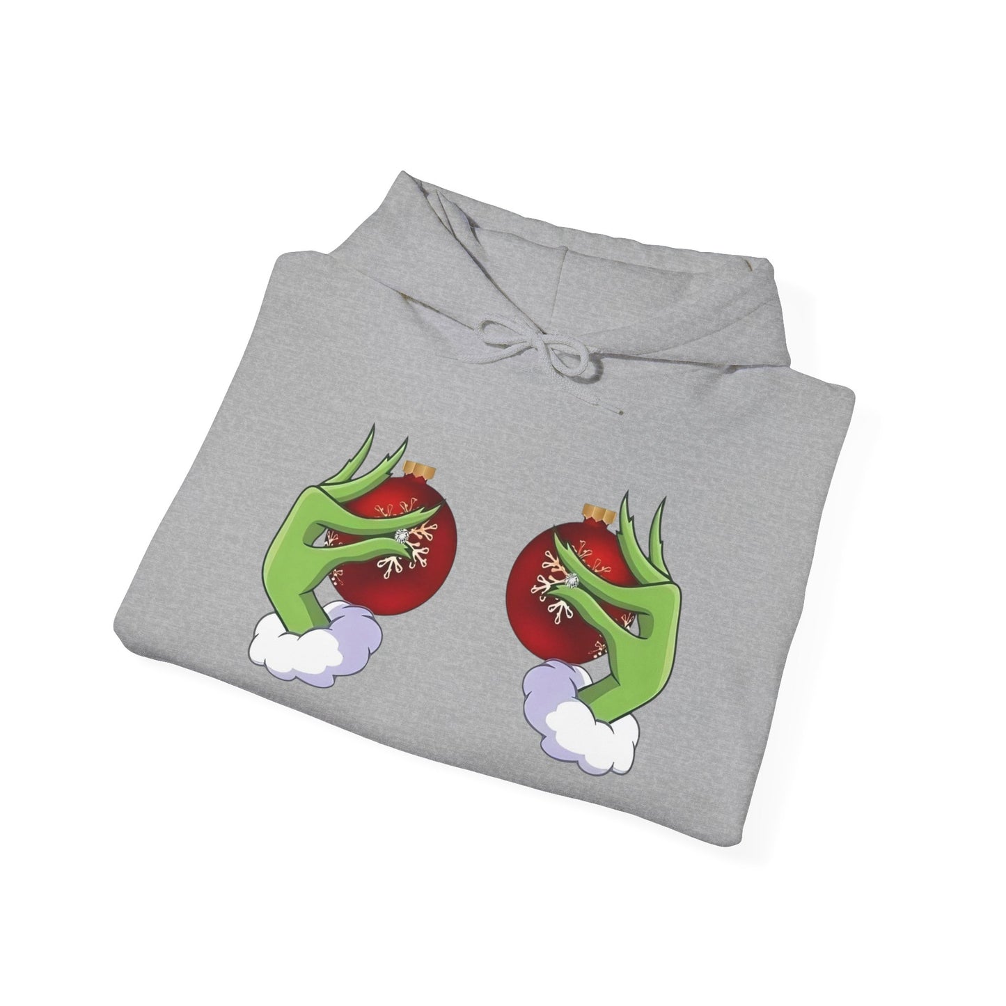 The Grinch Funny Graphic Hoodie Christmas Unisex Heavy Blend™ Hooded Sweatshirt