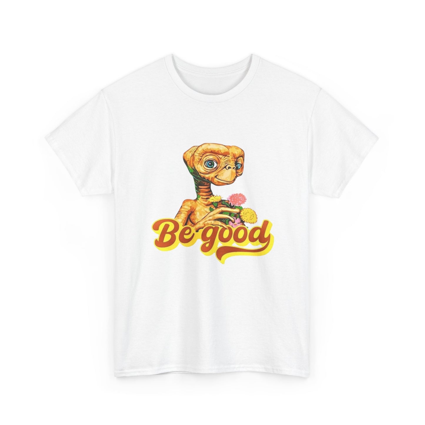 Be Good ET Alien Vintage Graphic T Shirt NEW ADULT Tee