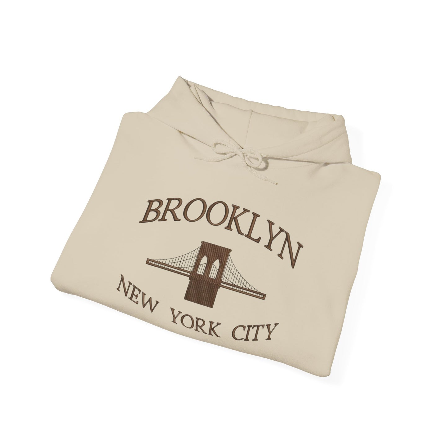 Brooklyn Bridge Graphic Hoodie Heavy Blend Sweatshirt NEW