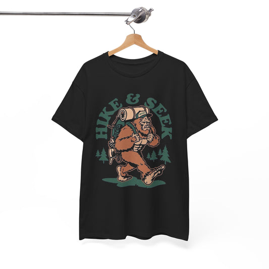 Hide And Seek Bigfoot Graphic T Shirt Unisex Heavy Cotton Tee