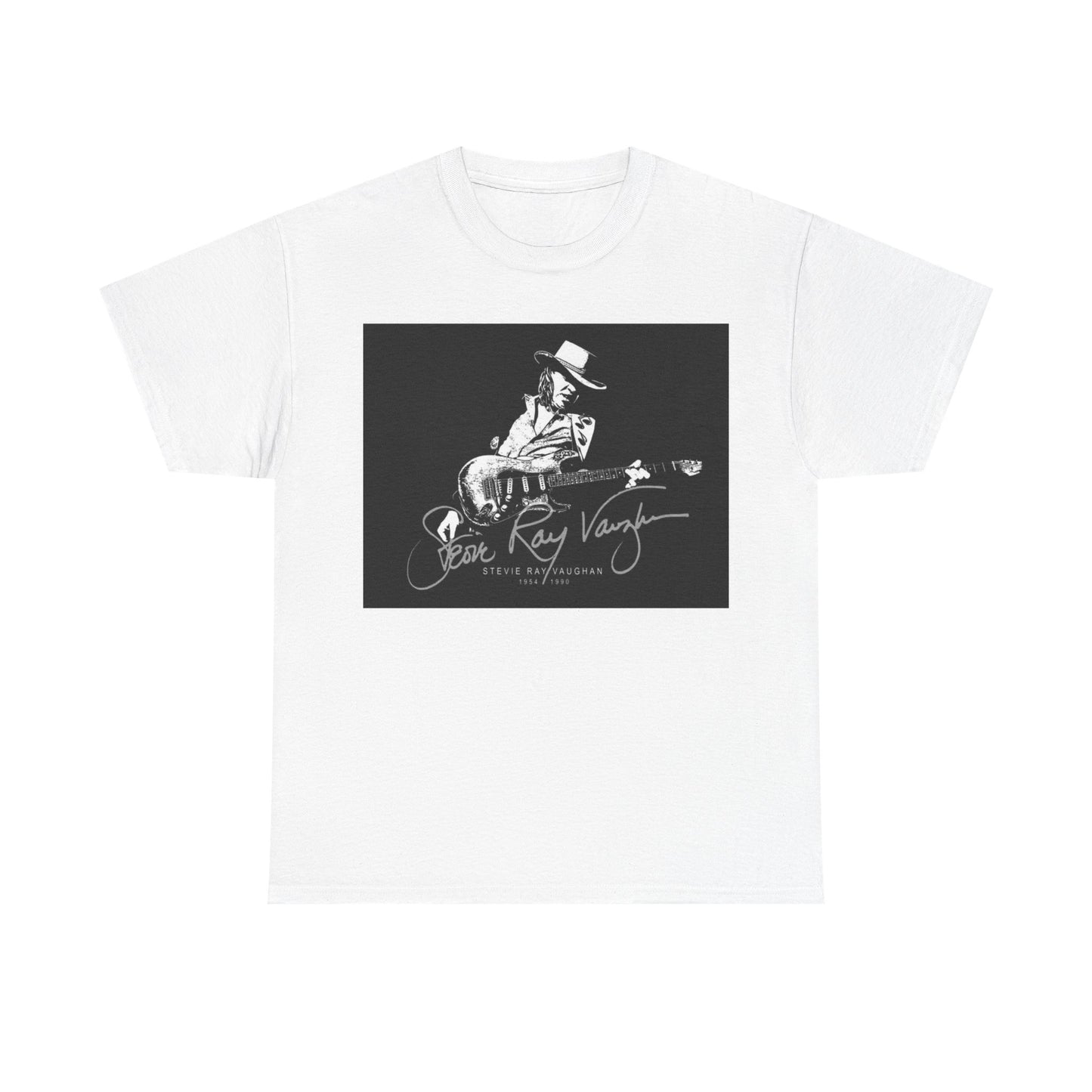 Stevie ray vaughn T-shirt Vintage retro rock album Unisex Heavy Cotton Tee