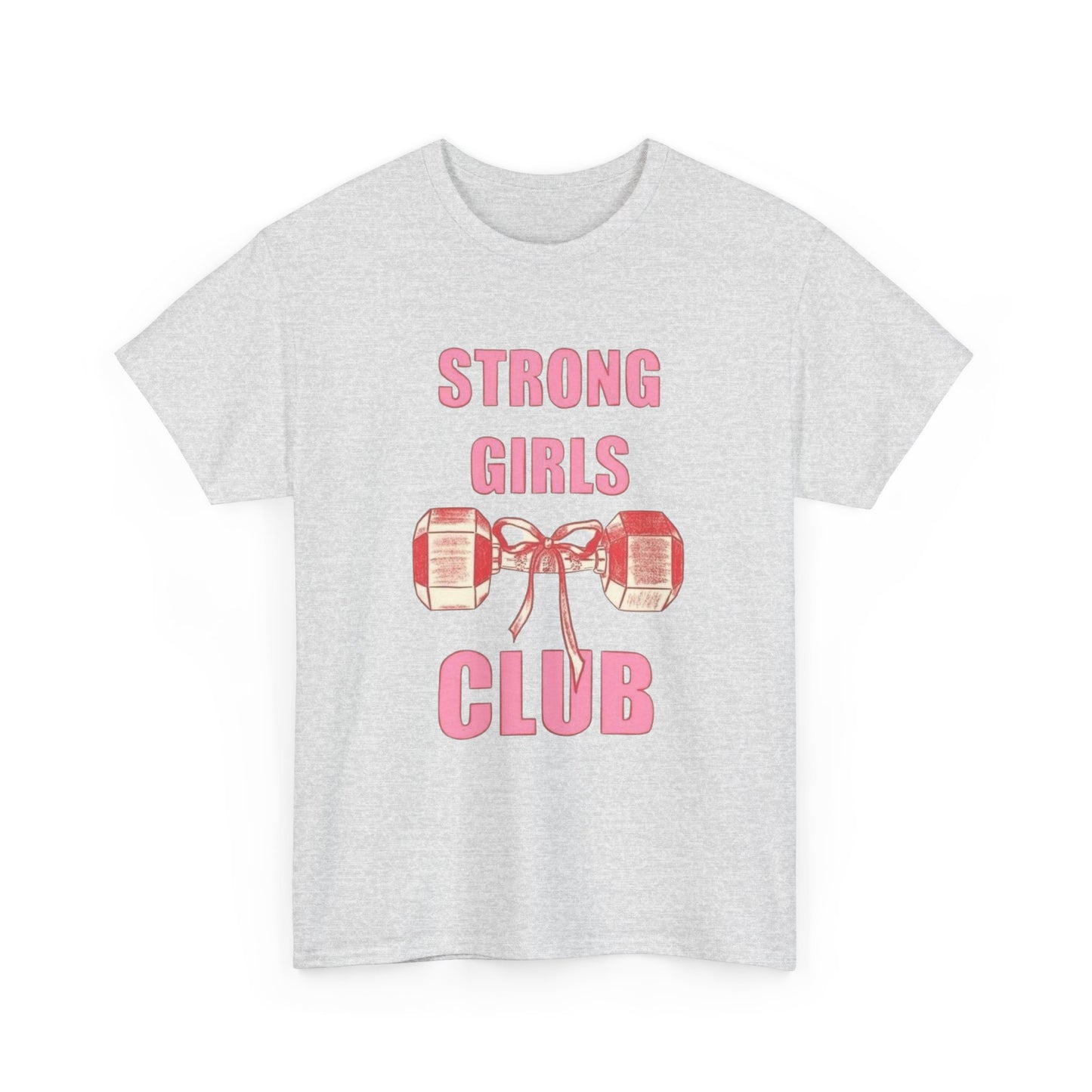 Strong Girls Club Gym Graphic T Shirt Unisex Heavy Cotton Tee