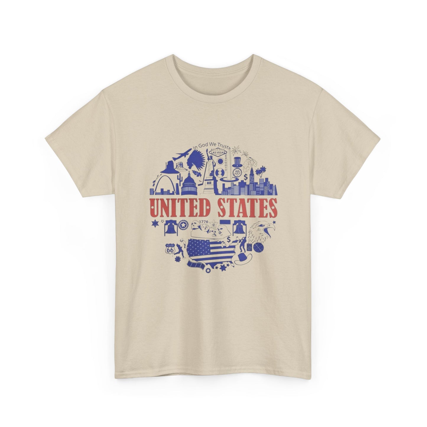 United States In God We Trust Graphic T Shirt NEW Adult Tee