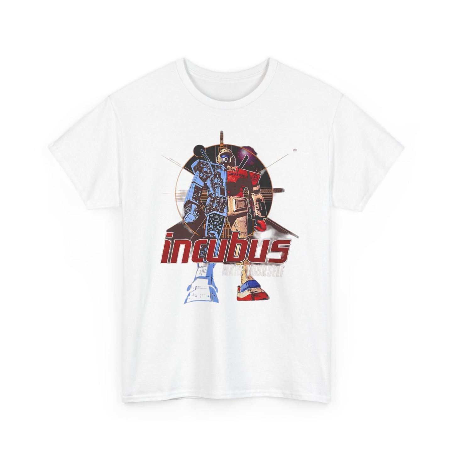Incubus T-shirt vintage rock band retro metal Unisex Heavy Cotton Tee