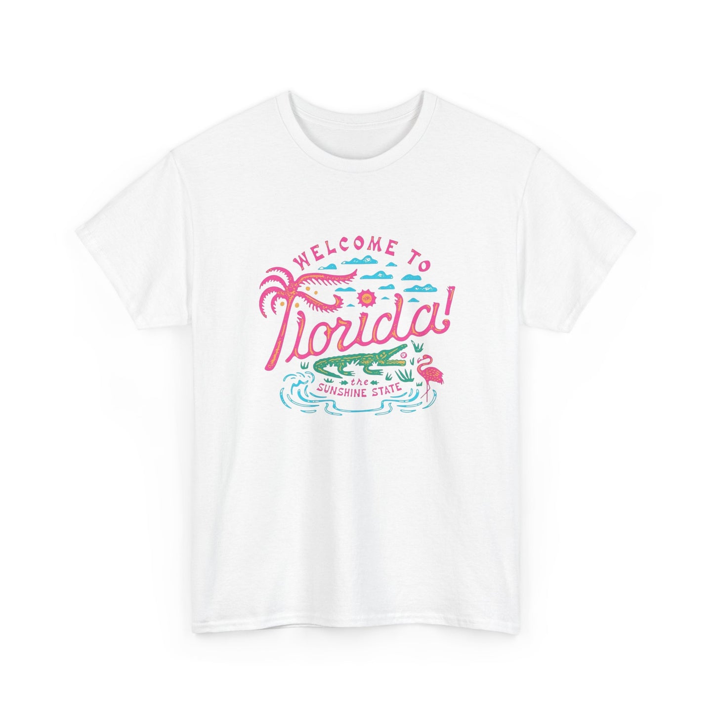 Welcome To Florida Graphic T Shirt ALL SIZES Tee Unisex Heavy Cotton